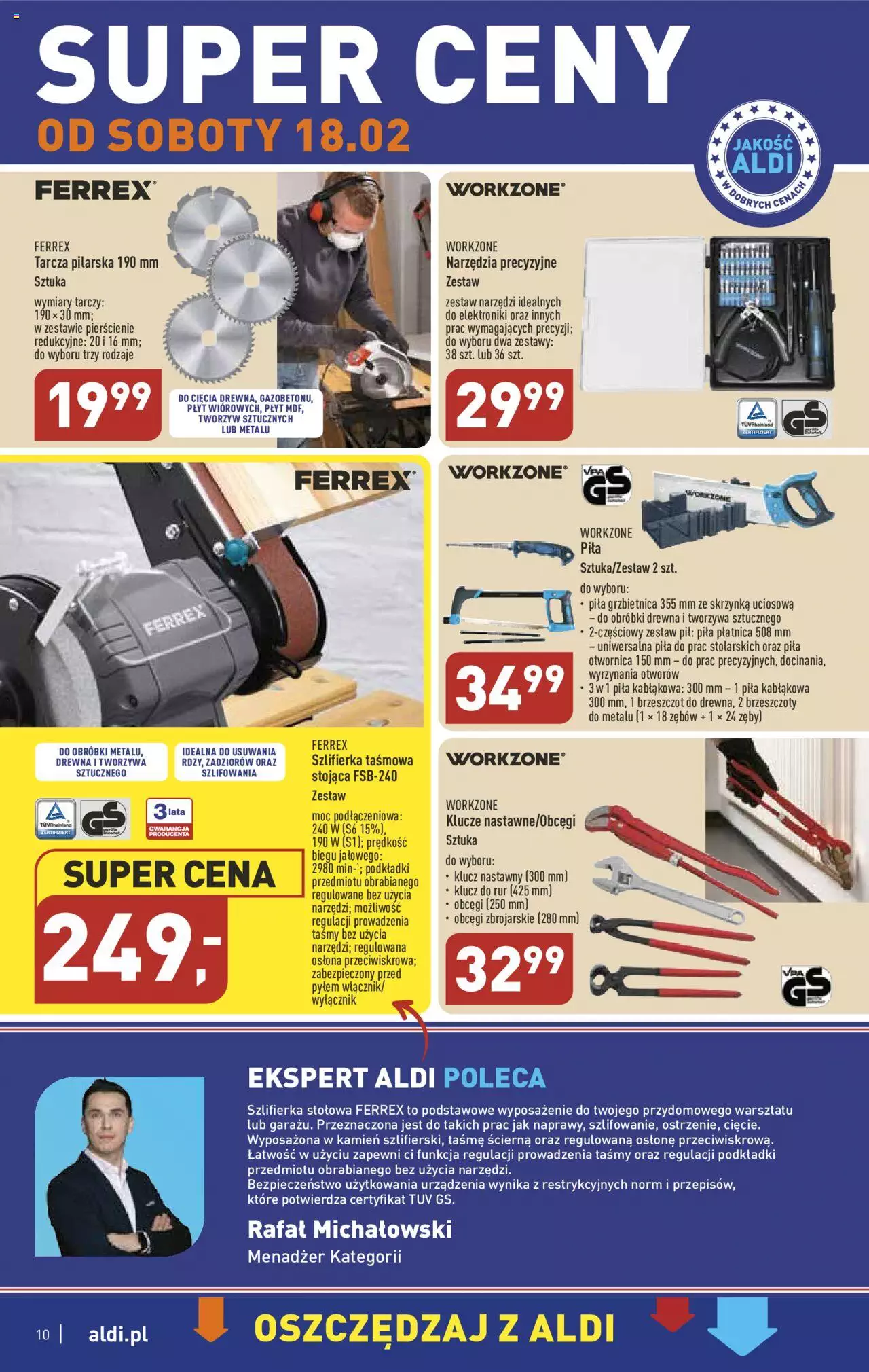 Aldi Hity od Środy i od Soboty  Gazetka ważna od 15.02.2023 do 18.02.2023 strona 10