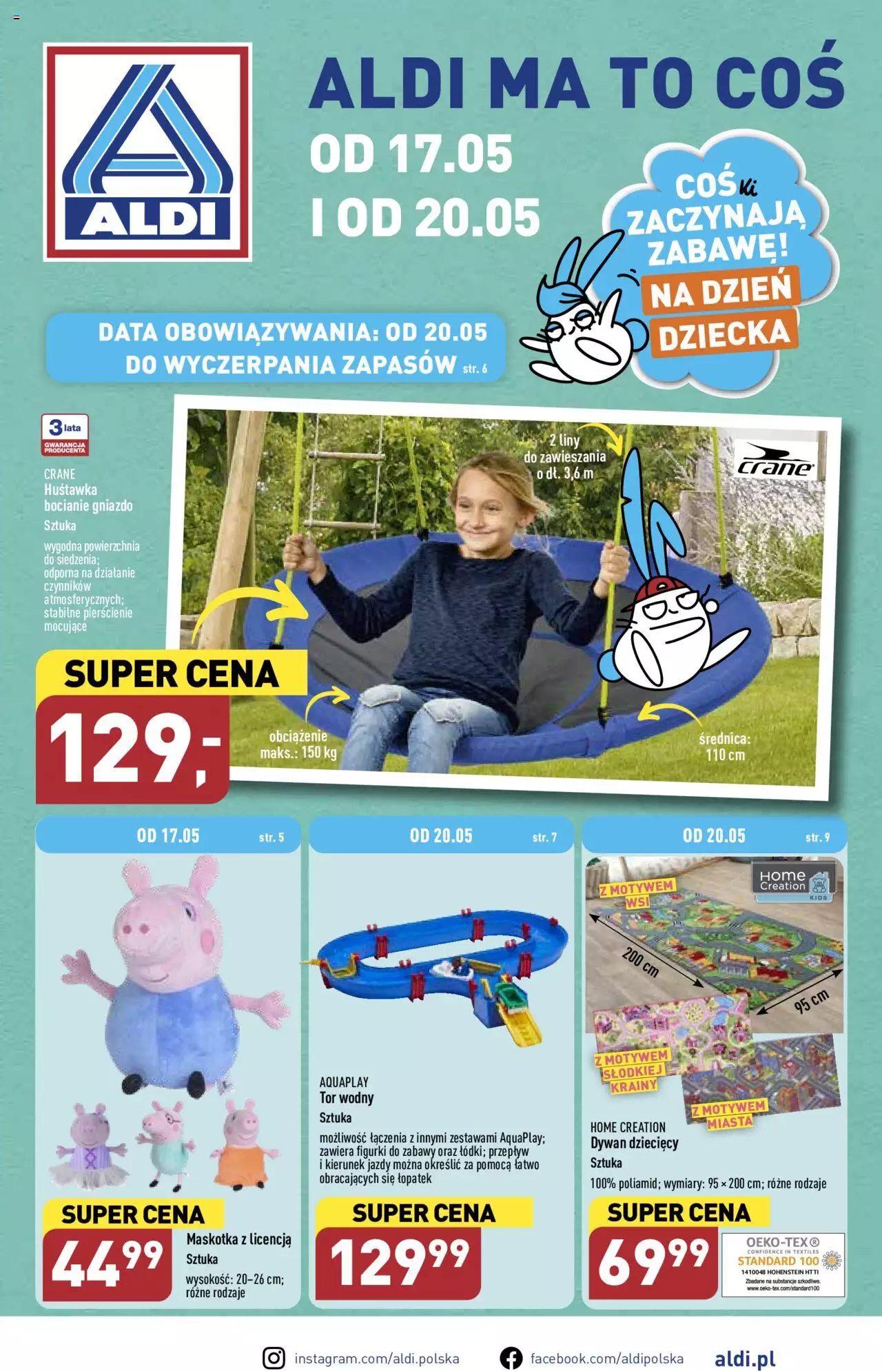 Aldi Hity od Środy i od Soboty Gazetka ważna od 17.05.2023 do 20.05.2023 strona 1