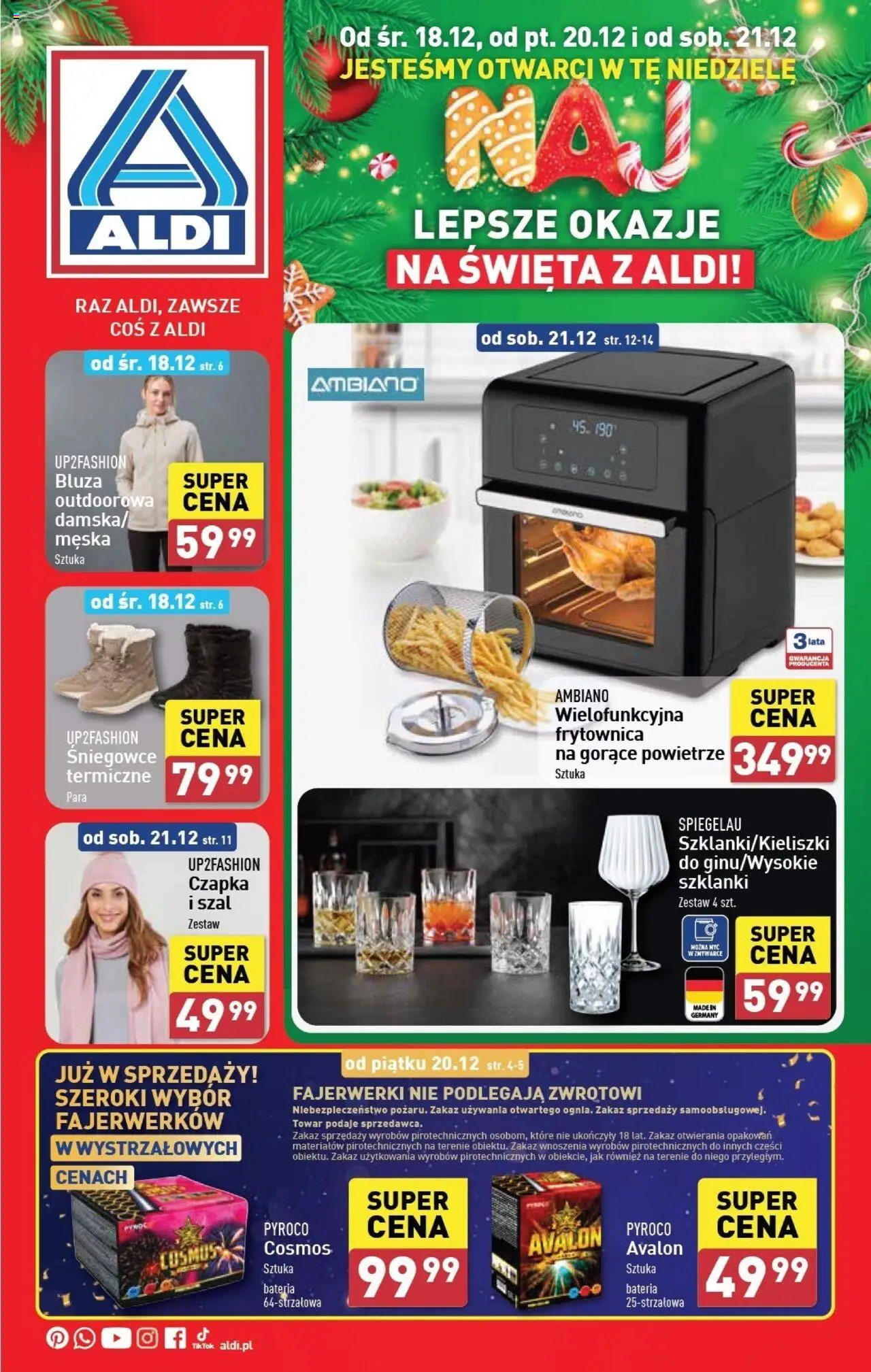Aldi Hity od Środy i od Soboty gazetka ważna od 18.12.2024 do 21.12.2024 strona 1