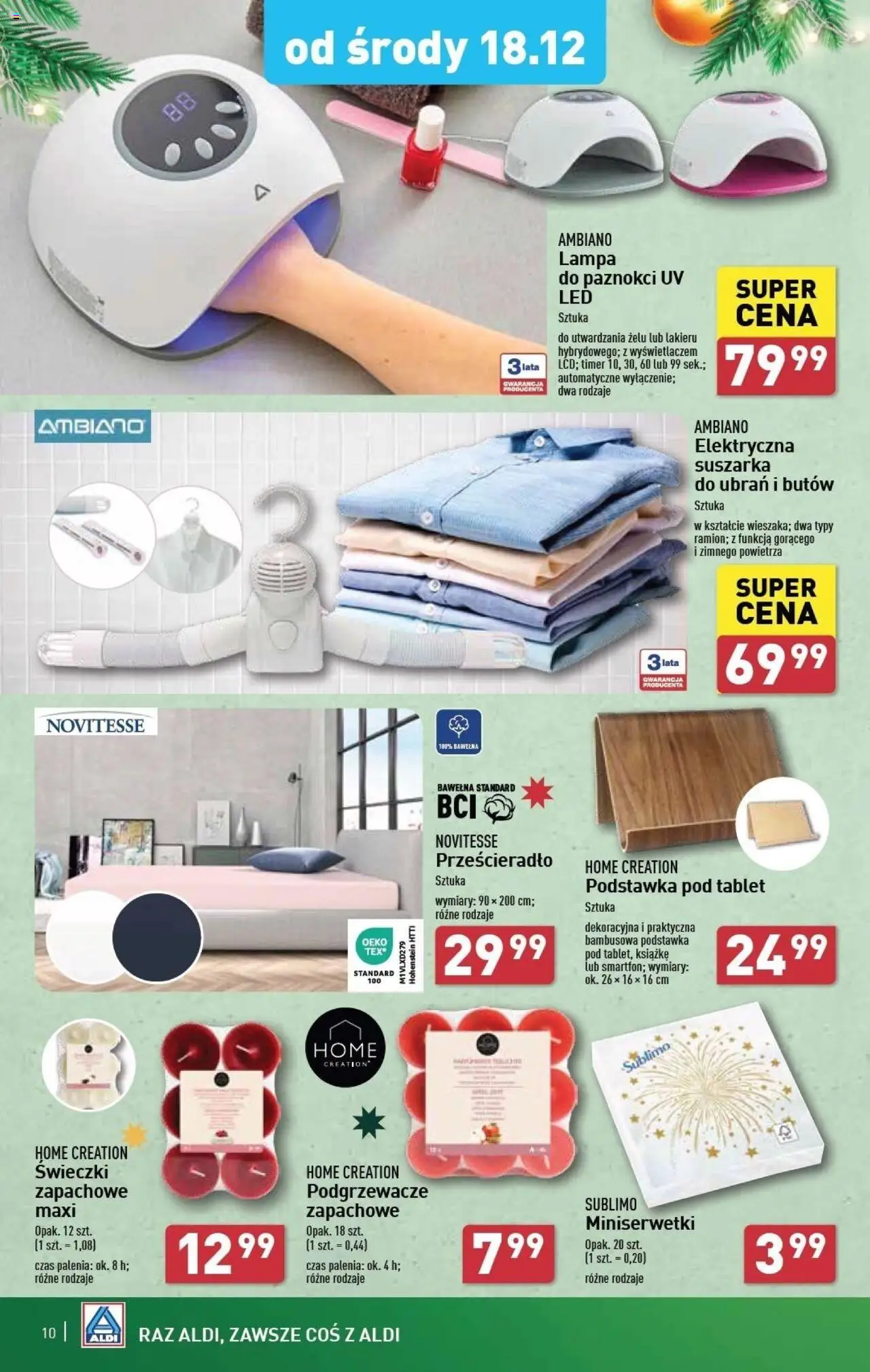 Aldi Hity od Środy i od Soboty gazetka ważna od 18.12.2024 do 21.12.2024 strona 10