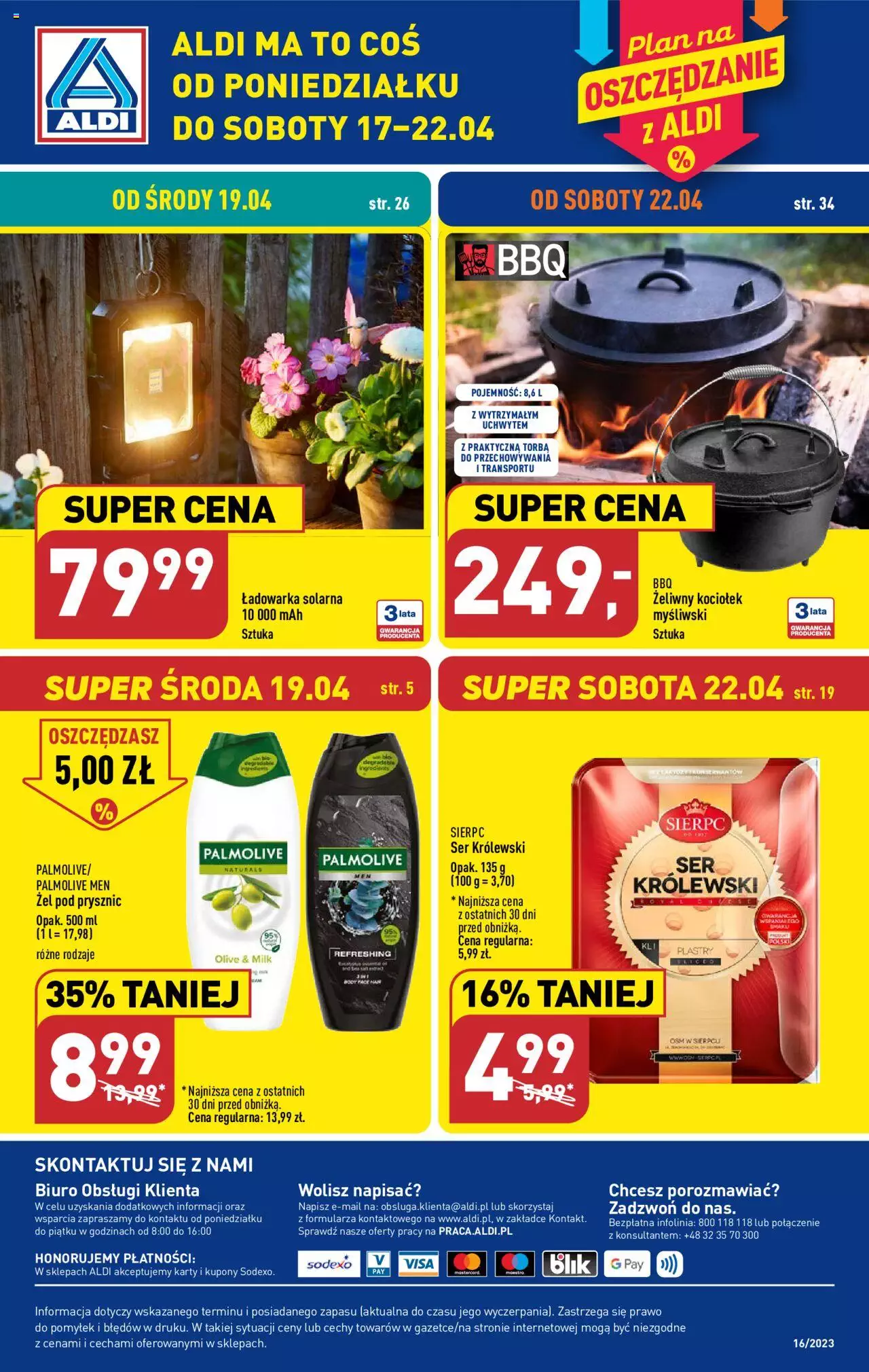 Aldi Hity od Środy i od Soboty  Gazetka ważna od 19.04.2023 do 22.04.2023 strona 15
