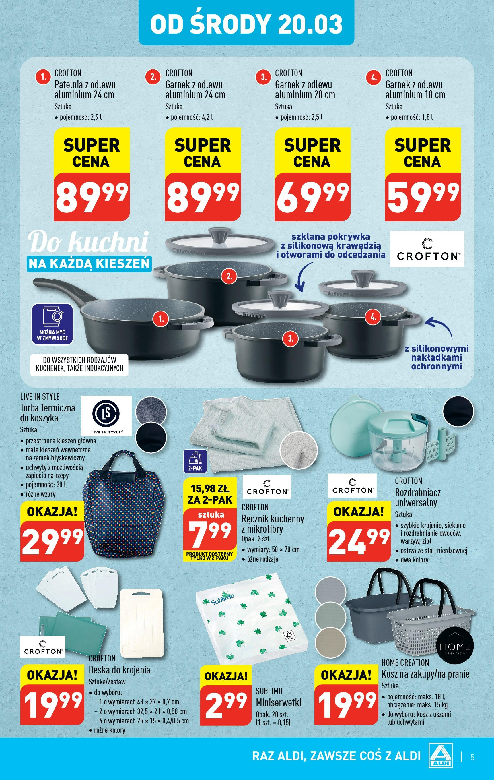 Aldi Hity od Środy i od Soboty Gazetka ważna od 20.03.2024 do 23.03.2024 strona 3