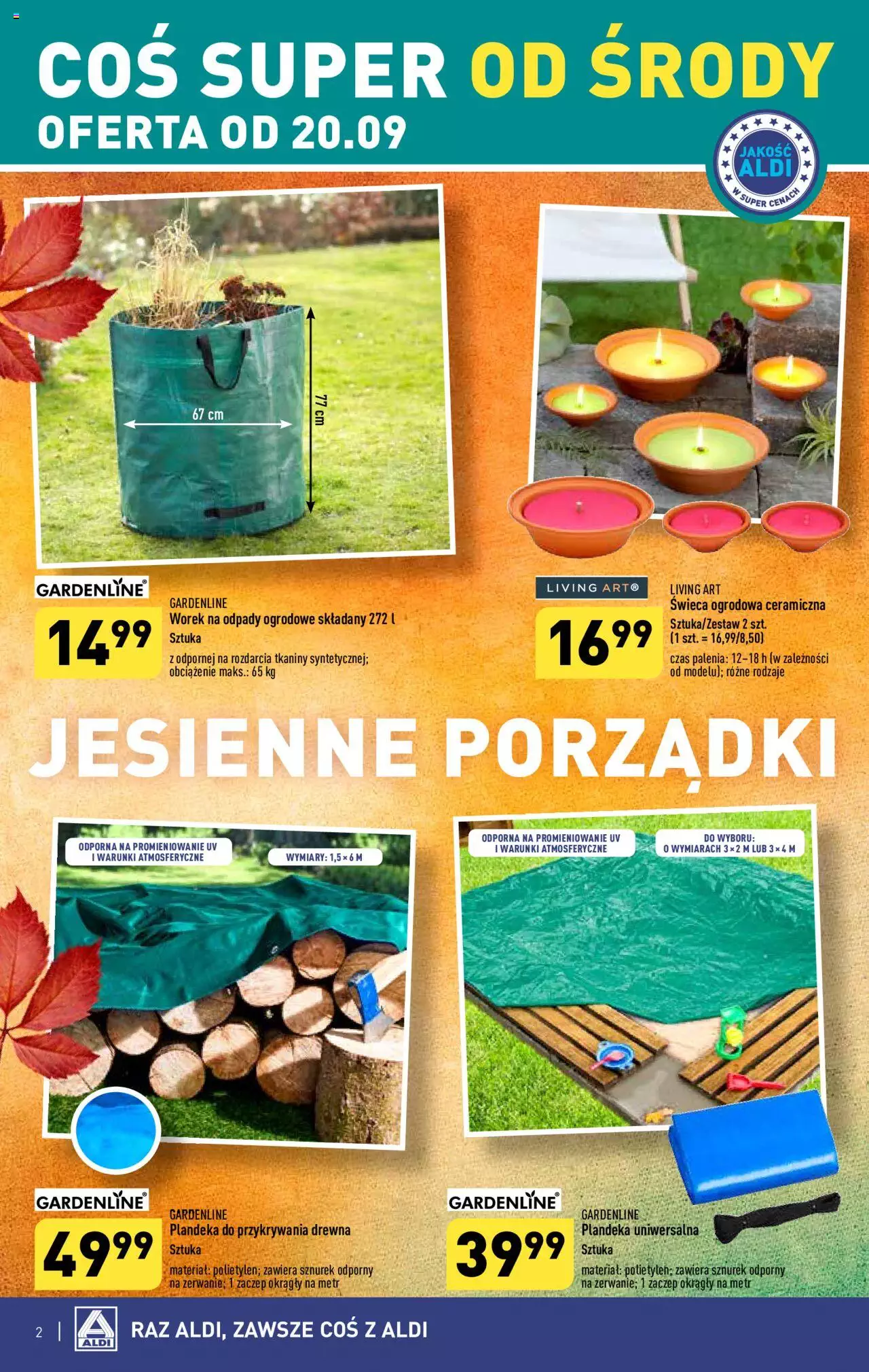 Aldi Hity od Środy i od Soboty Gazetka ważna od 20.09.2023 do 23.09.2023 strona 2