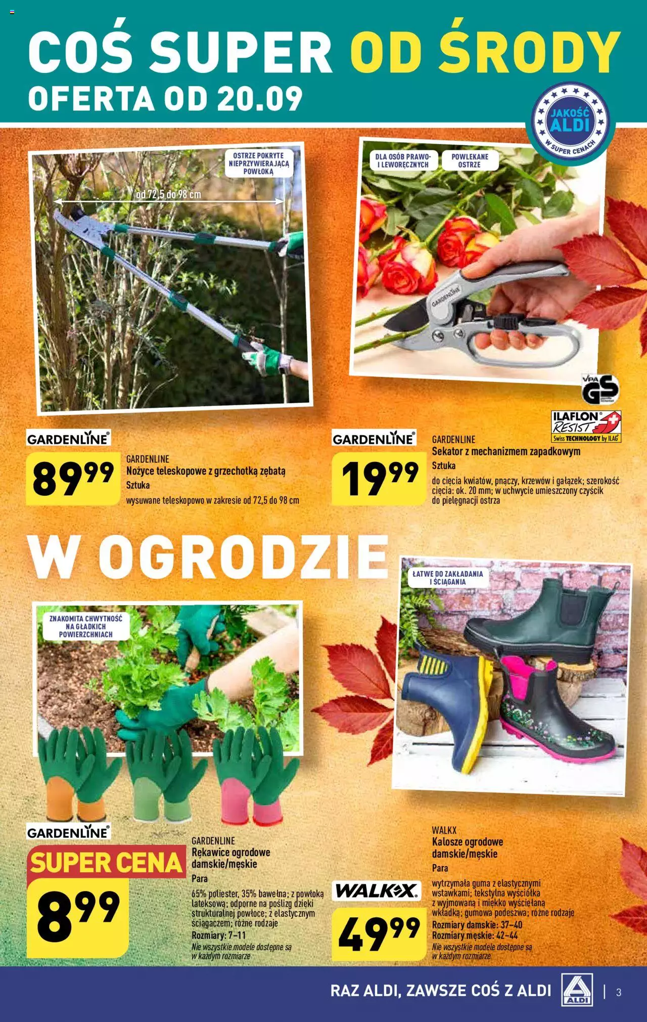 Aldi Hity od Środy i od Soboty Gazetka ważna od 20.09.2023 do 23.09.2023 strona 3