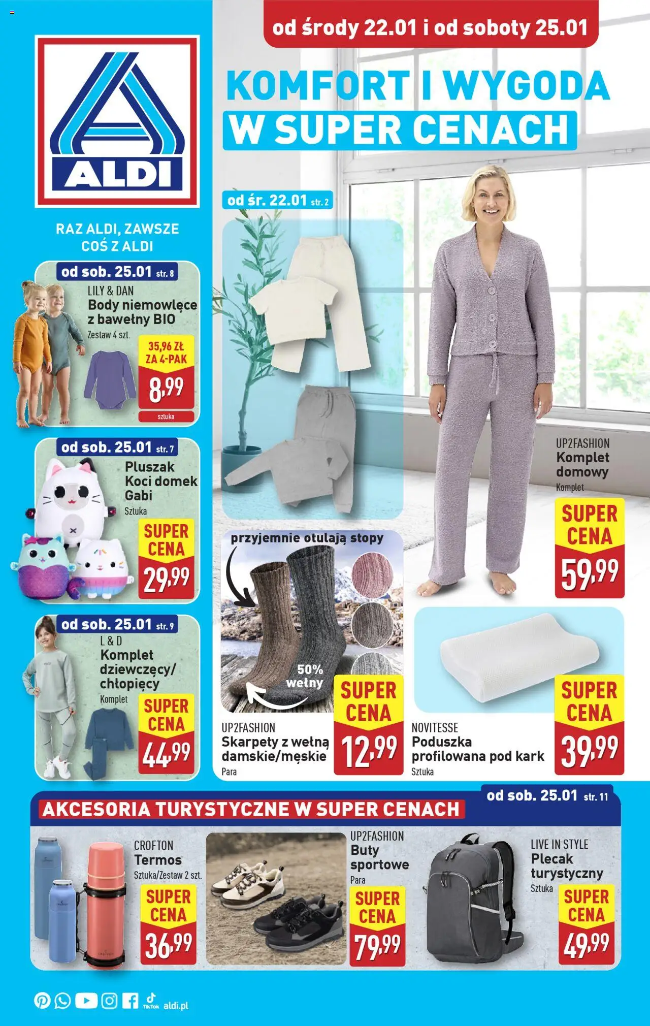Aldi Hity od Środy i od Soboty Gazetka ważna od 22.01.2025 do 25.01.2025 strona 1
