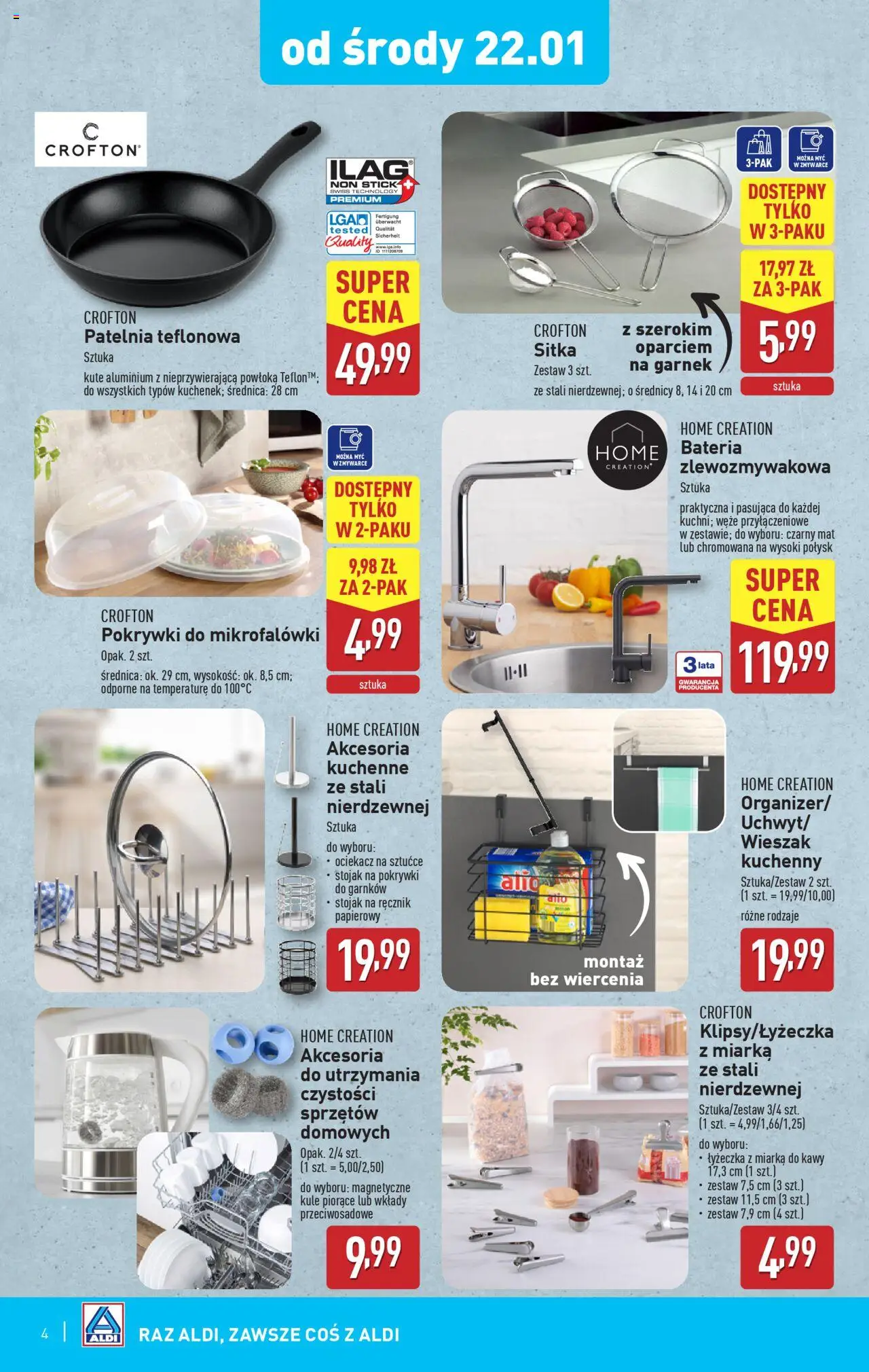 Aldi Hity od Środy i od Soboty Gazetka ważna od 22.01.2025 do 25.01.2025 strona 4