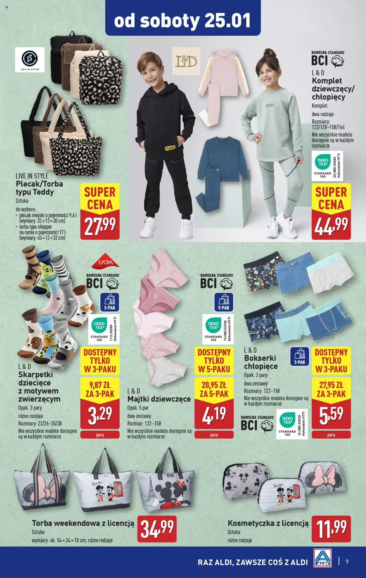 Aldi Hity od Środy i od Soboty Gazetka ważna od 22.01.2025 do 25.01.2025 strona 9
