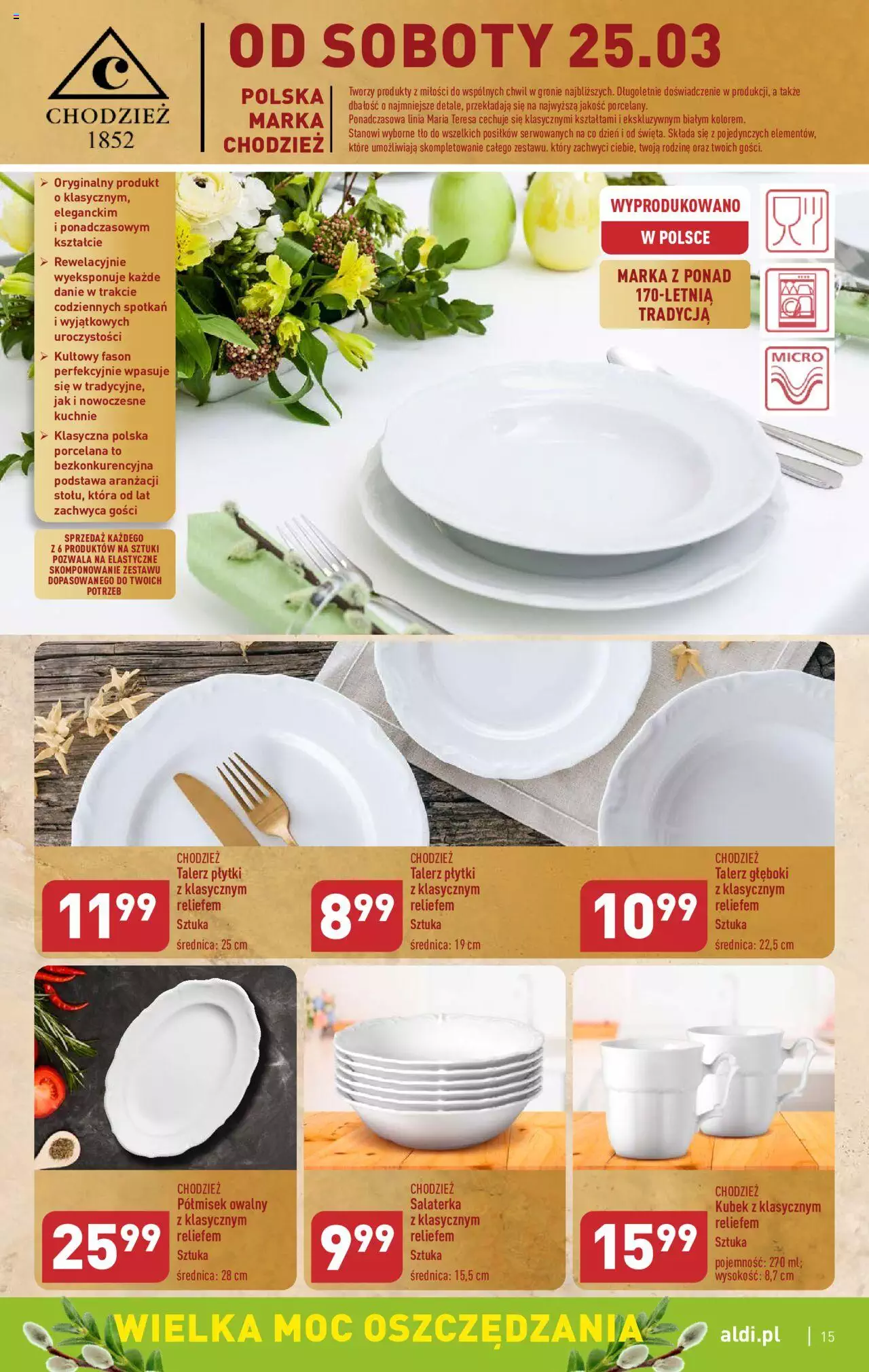 Aldi Hity od Środy i od Soboty gazetka ważna od 22.03.2023 do 25.03.2023 strona 15