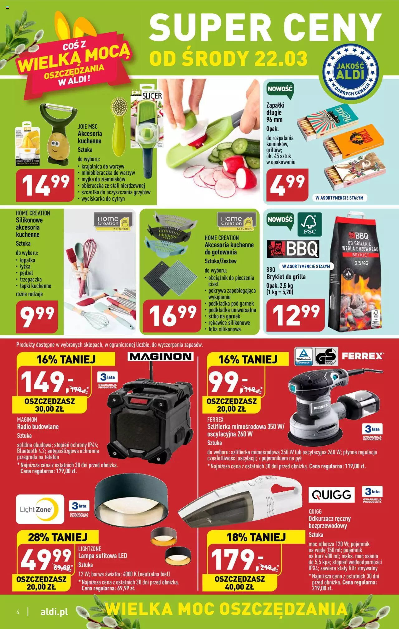 Aldi Hity od Środy i od Soboty gazetka ważna od 22.03.2023 do 25.03.2023 strona 4