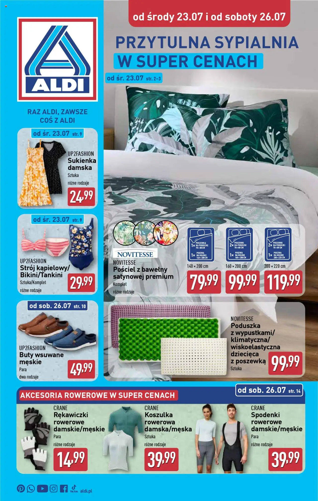 Aldi Hity od Środy i od Soboty  Gazetka ważna od 23.07.2025 do 26.07.2025 strona 1