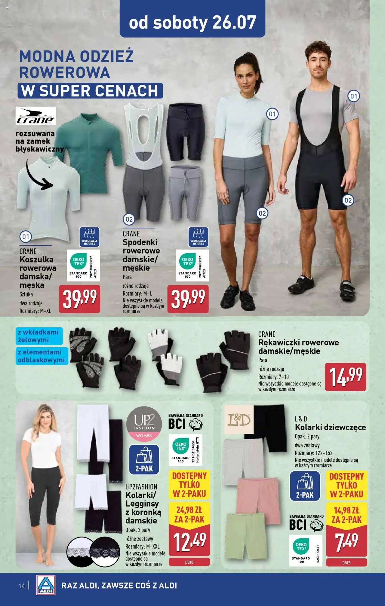 Aldi Hity od Środy i od Soboty  Gazetka ważna od 23.07.2025 do 26.07.2025 strona 14