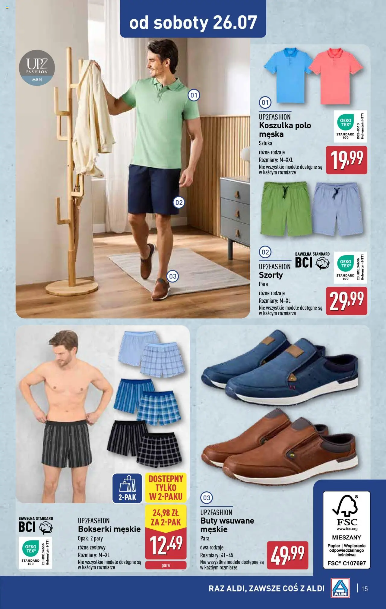 Aldi Hity od Środy i od Soboty  Gazetka ważna od 23.07.2025 do 26.07.2025 strona 15
