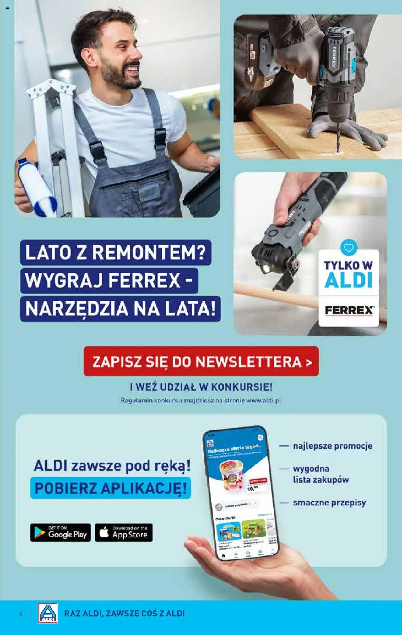 Aldi Hity od Środy i od Soboty  Gazetka ważna od 23.07.2025 do 26.07.2025 strona 4