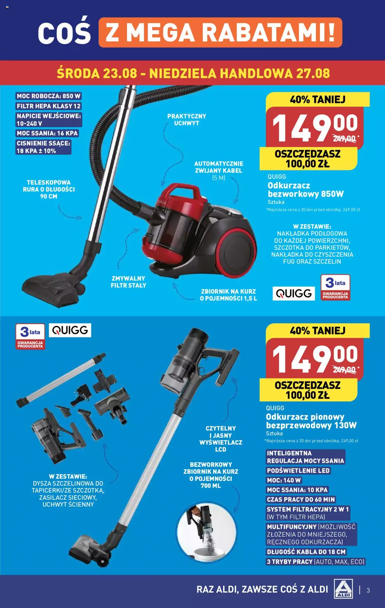 Aldi Hity od Środy i od Soboty Gazetka ważna od 23.08.2023 do 26.08.2023 strona 2