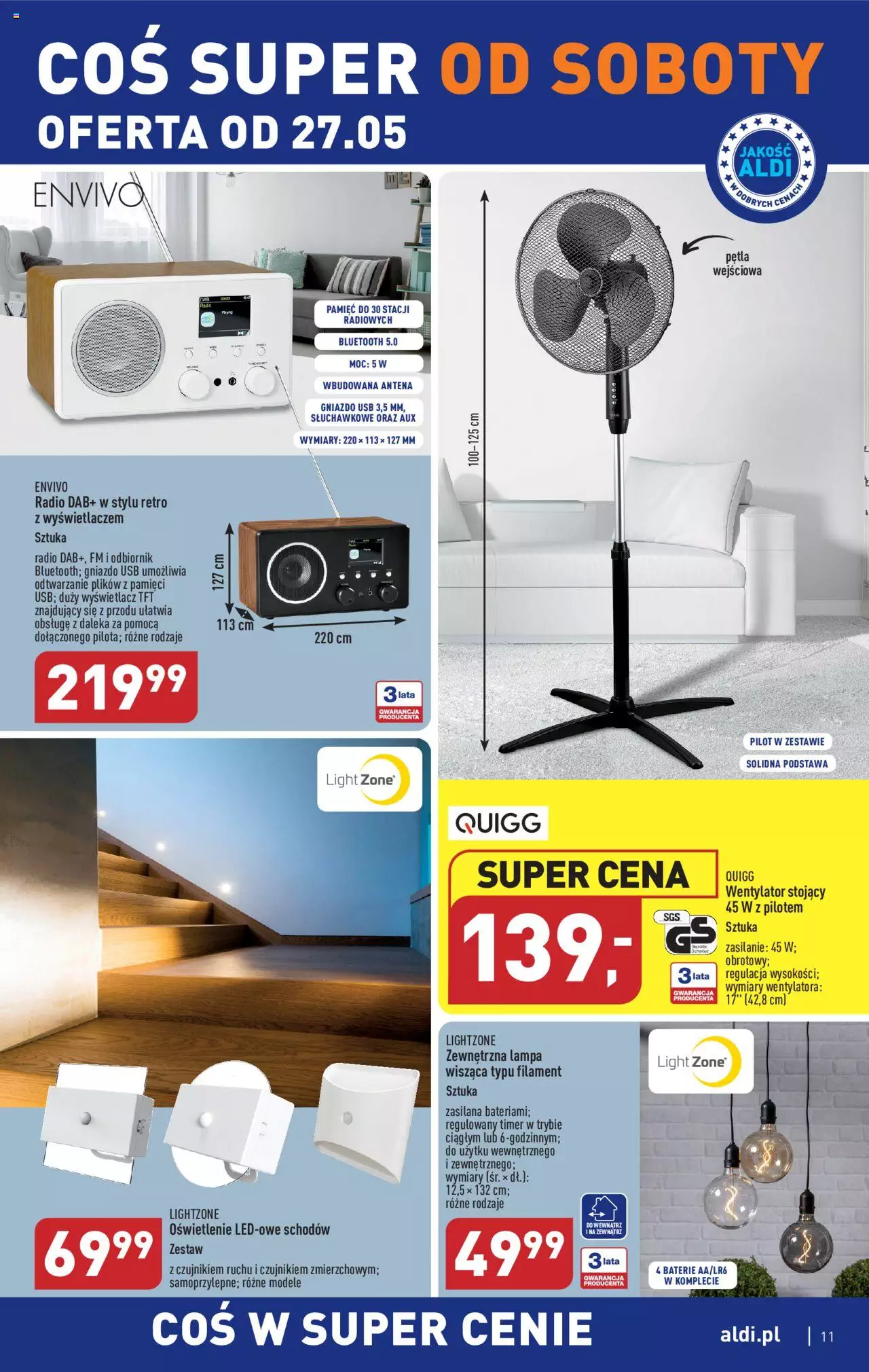 Aldi Hity od Środy i od Soboty Gazetka ważna  od 24.05.2023 do 27.05.2023 strona 11