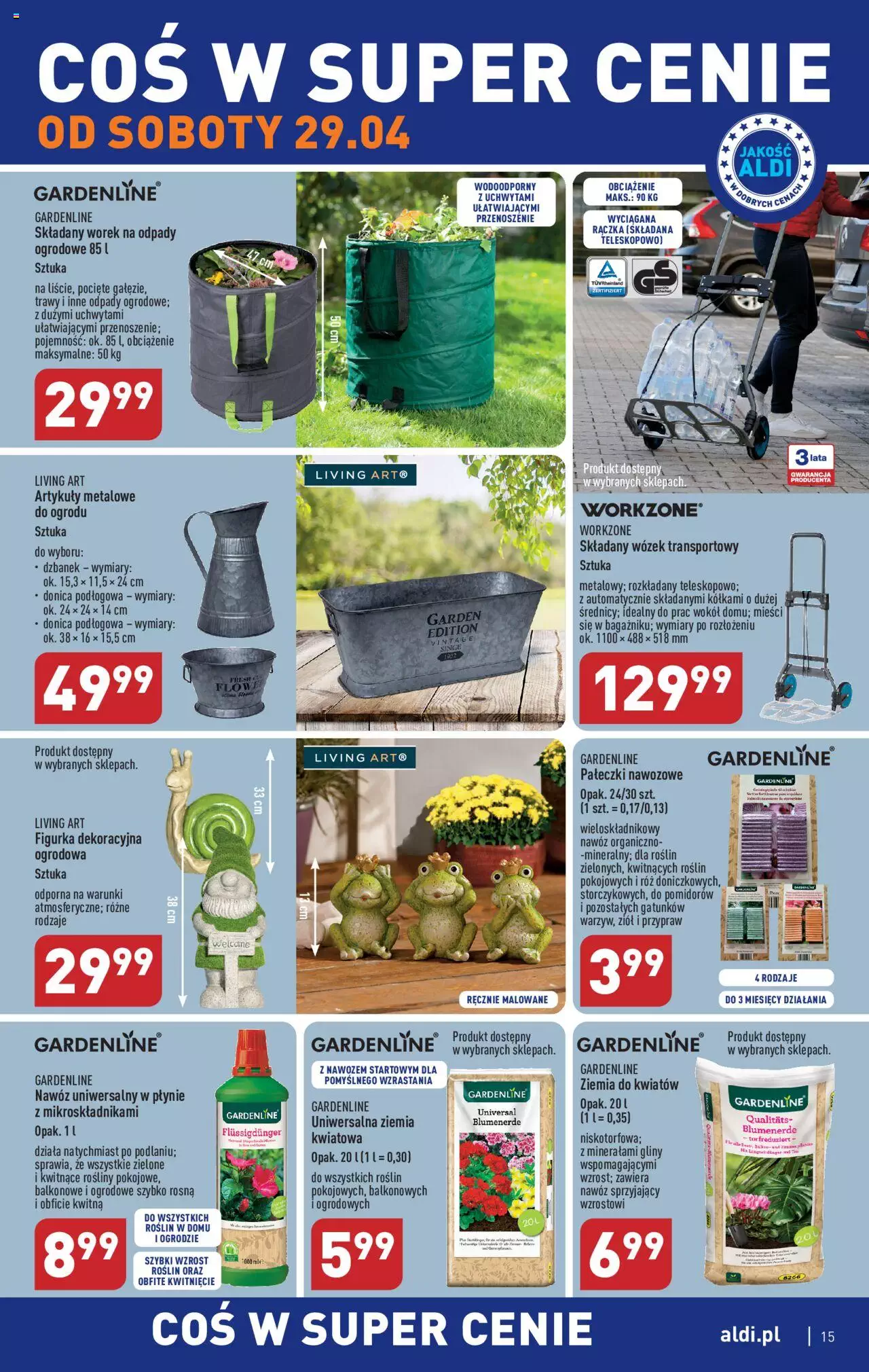 Aldi Hity od Środy i od Soboty Gazetka ważna od 26.04.2023 do 29.04.2023 strona 15