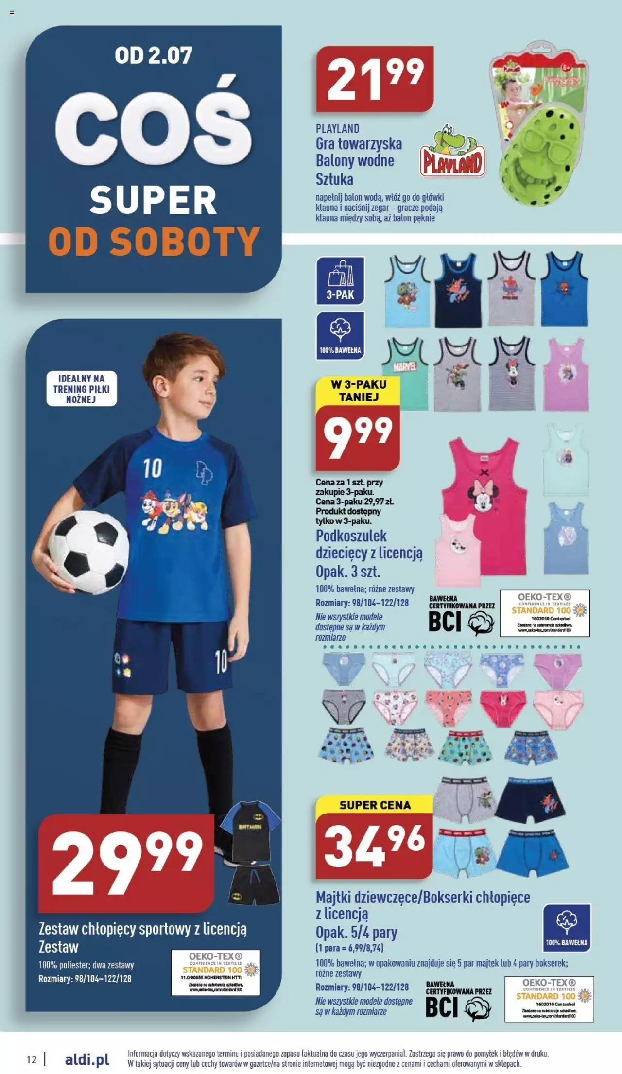Aldi Hity od Środy i od Soboty gazetka ważna od 27.06.2022 do 03.07.2022 strona 12