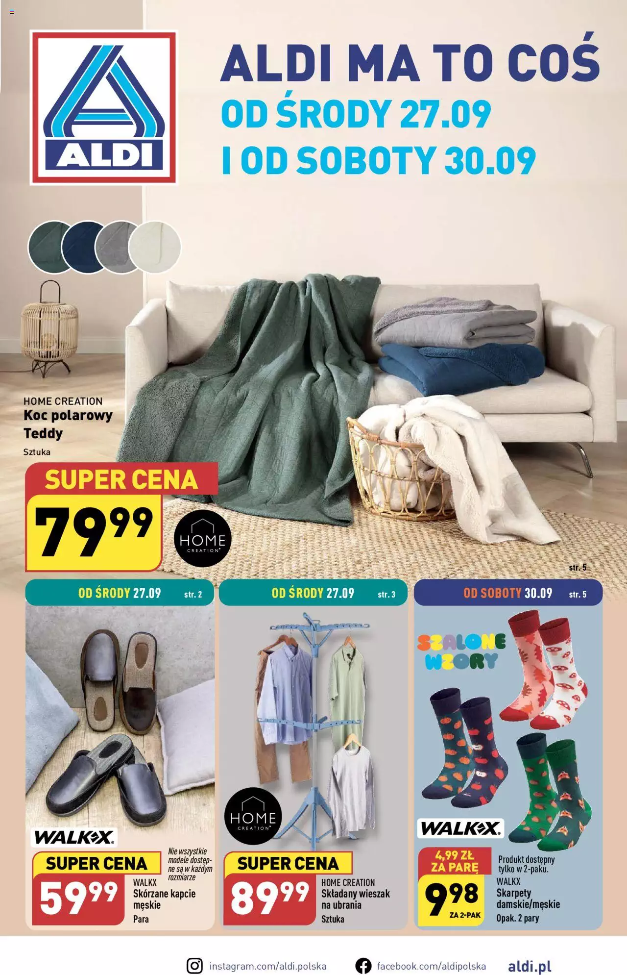 Aldi Hity od Środy i od Soboty Gazetka ważna od 27.09.2023 do 30.09.2023 strona 1