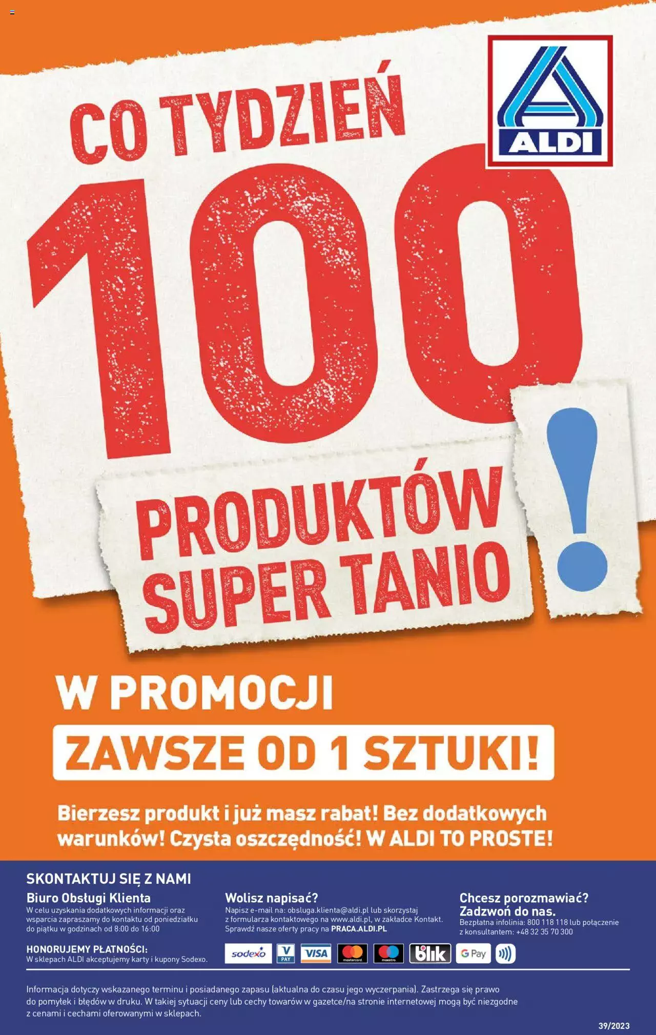 Aldi Hity od Środy i od Soboty Gazetka ważna od 27.09.2023 do 30.09.2023 strona 12