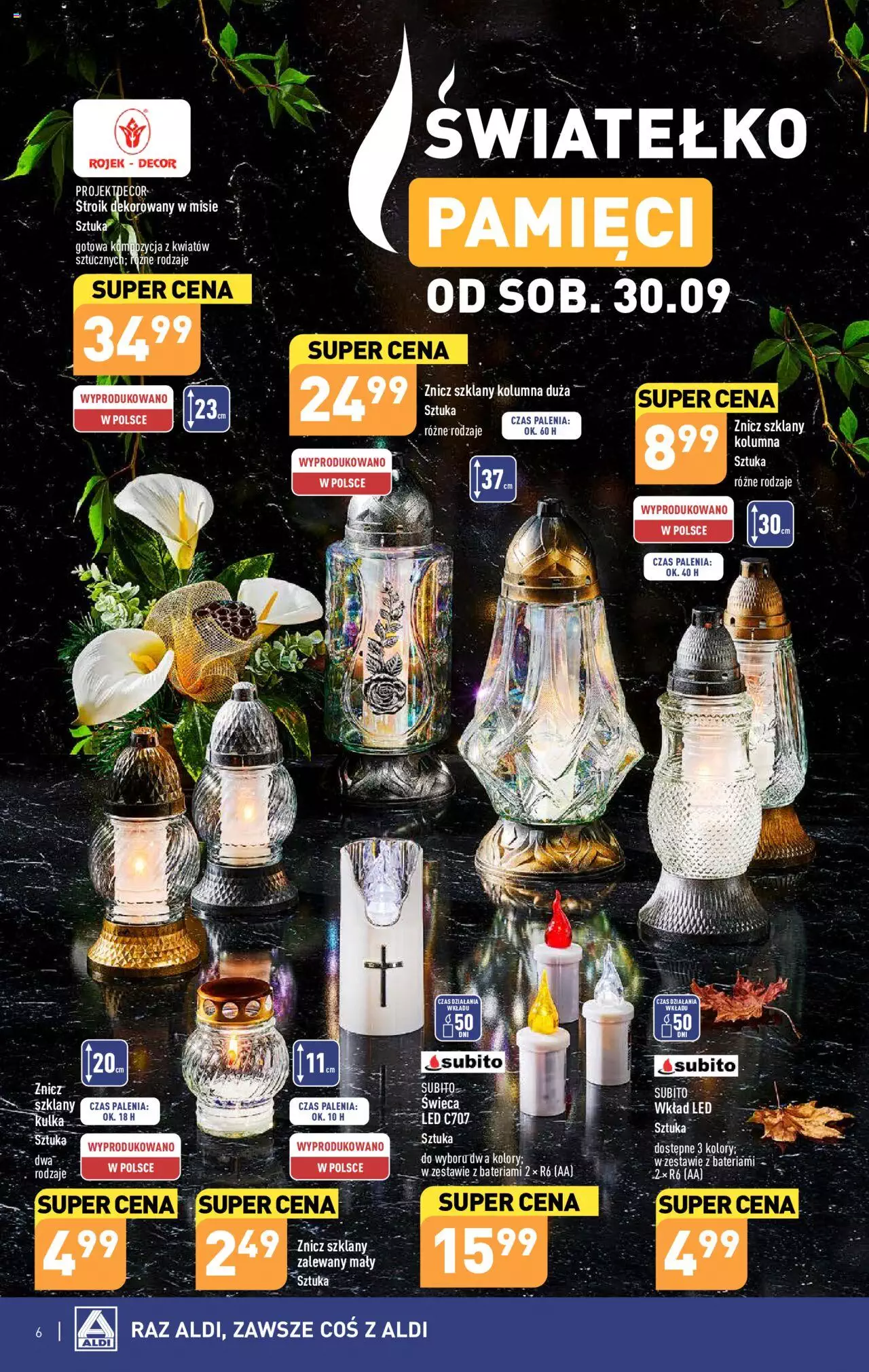 Aldi Hity od Środy i od Soboty Gazetka ważna od 27.09.2023 do 30.09.2023 strona 6