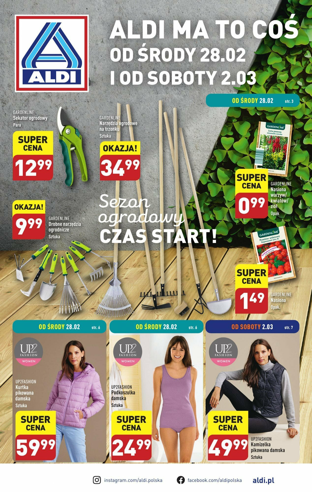 Aldi Hity od Środy i od Soboty Gazetka ważna od 28.02.2024 do 02.03.2024 strona 1