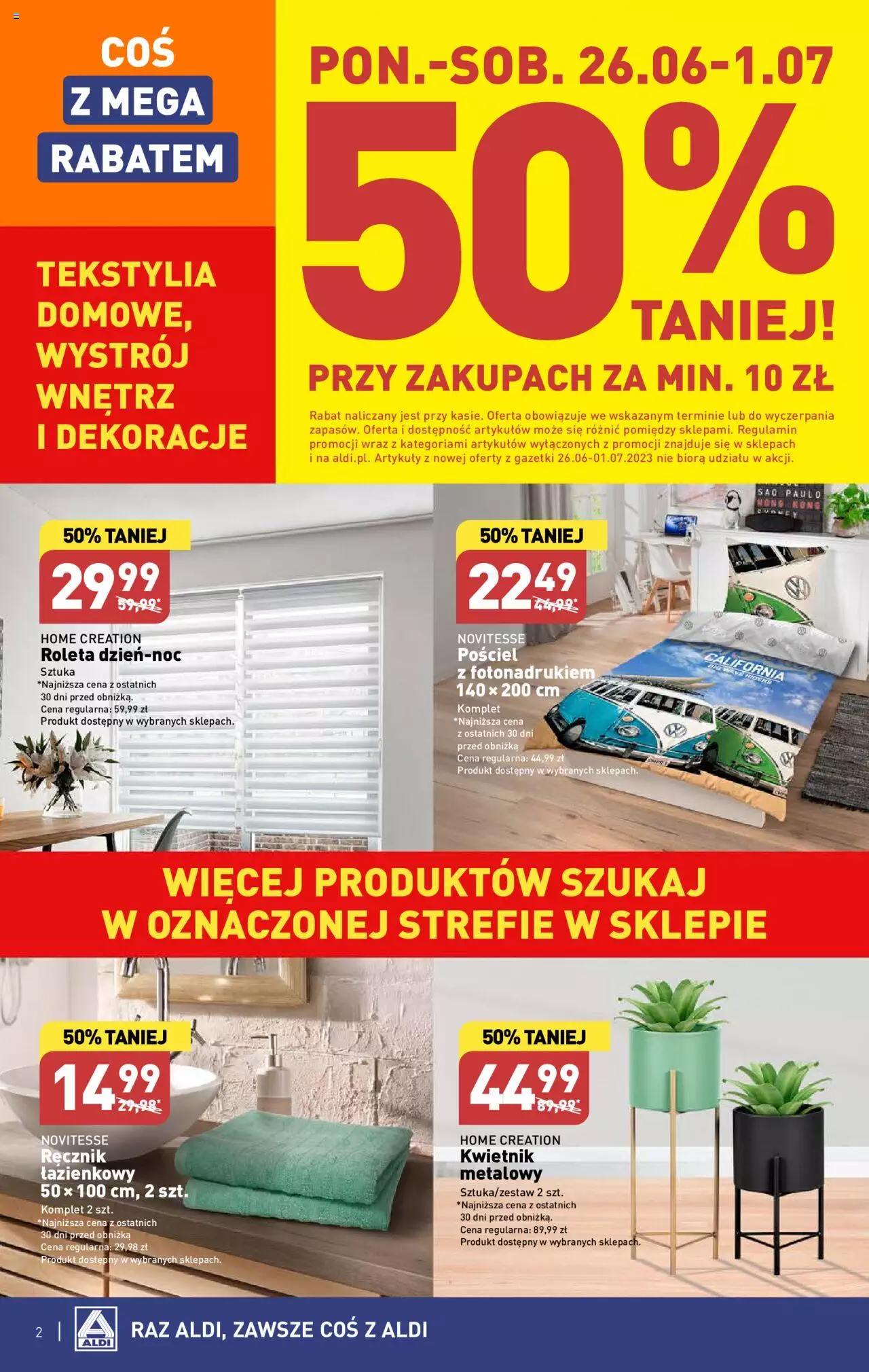 Aldi Hity od Środy i od Soboty Gazetka ważna od 28.06.2023 do 01.07.2023 strona 2