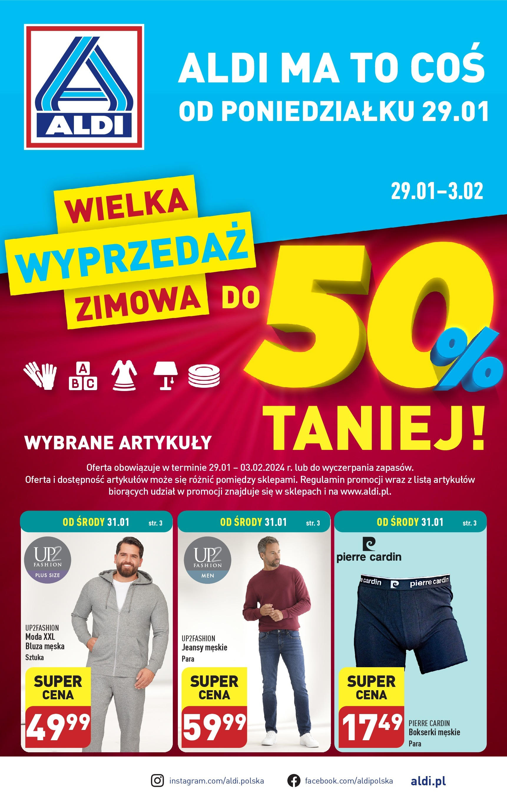 Aldi Hity od Środy i od Soboty Gazetka ważna od 29.01.2024 do 31.01.2024 strona 1