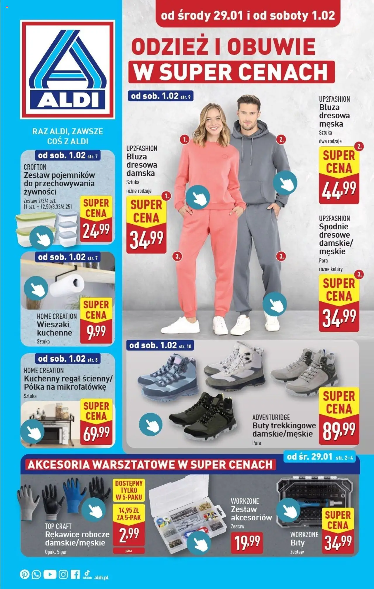 Aldi Hity od Środy i od Soboty Gazetka ważna od 29.01.2025 do 01.02.2025 strona 1