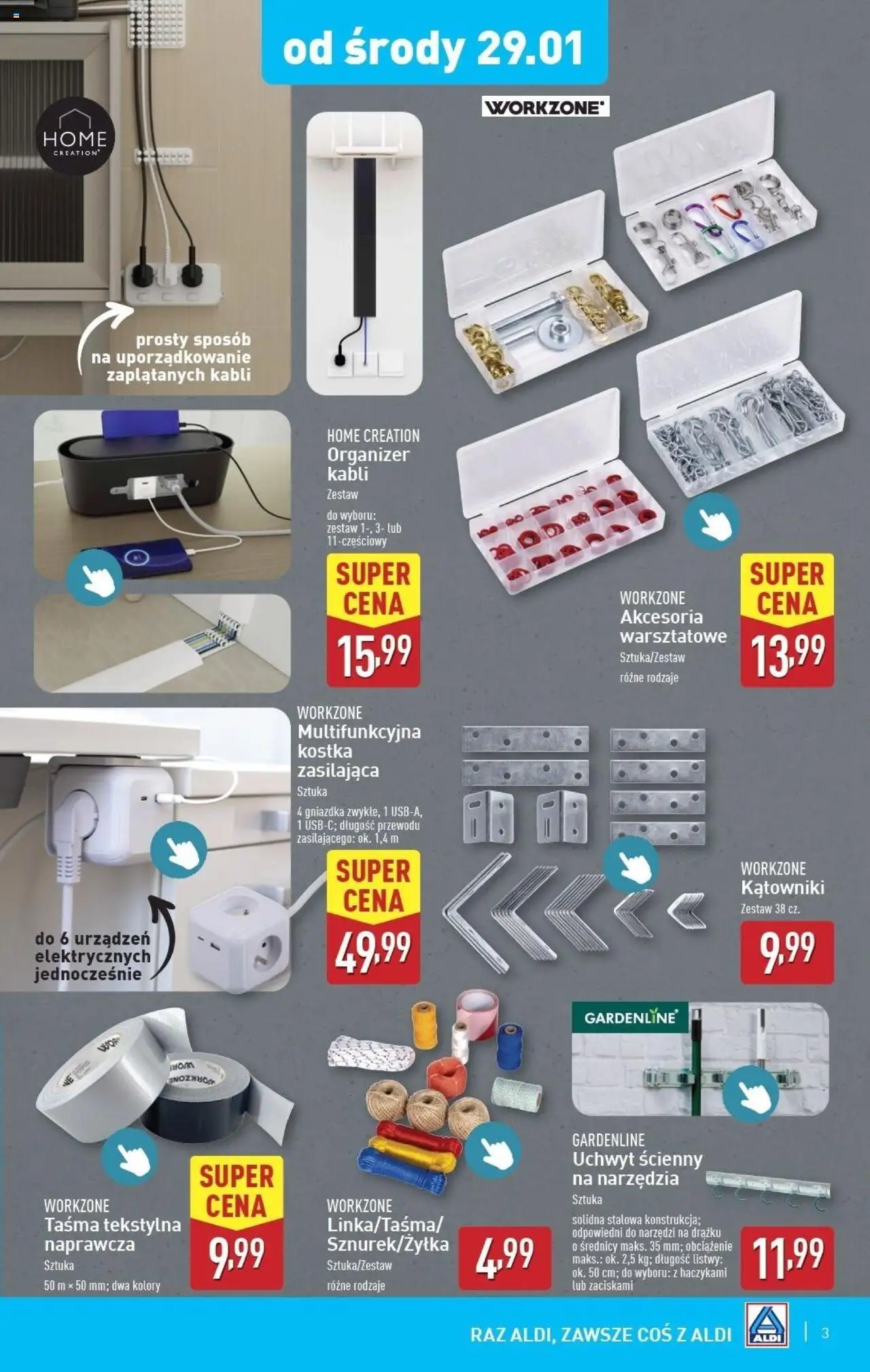 Aldi Hity od Środy i od Soboty Gazetka ważna od 29.01.2025 do 01.02.2025 strona 3