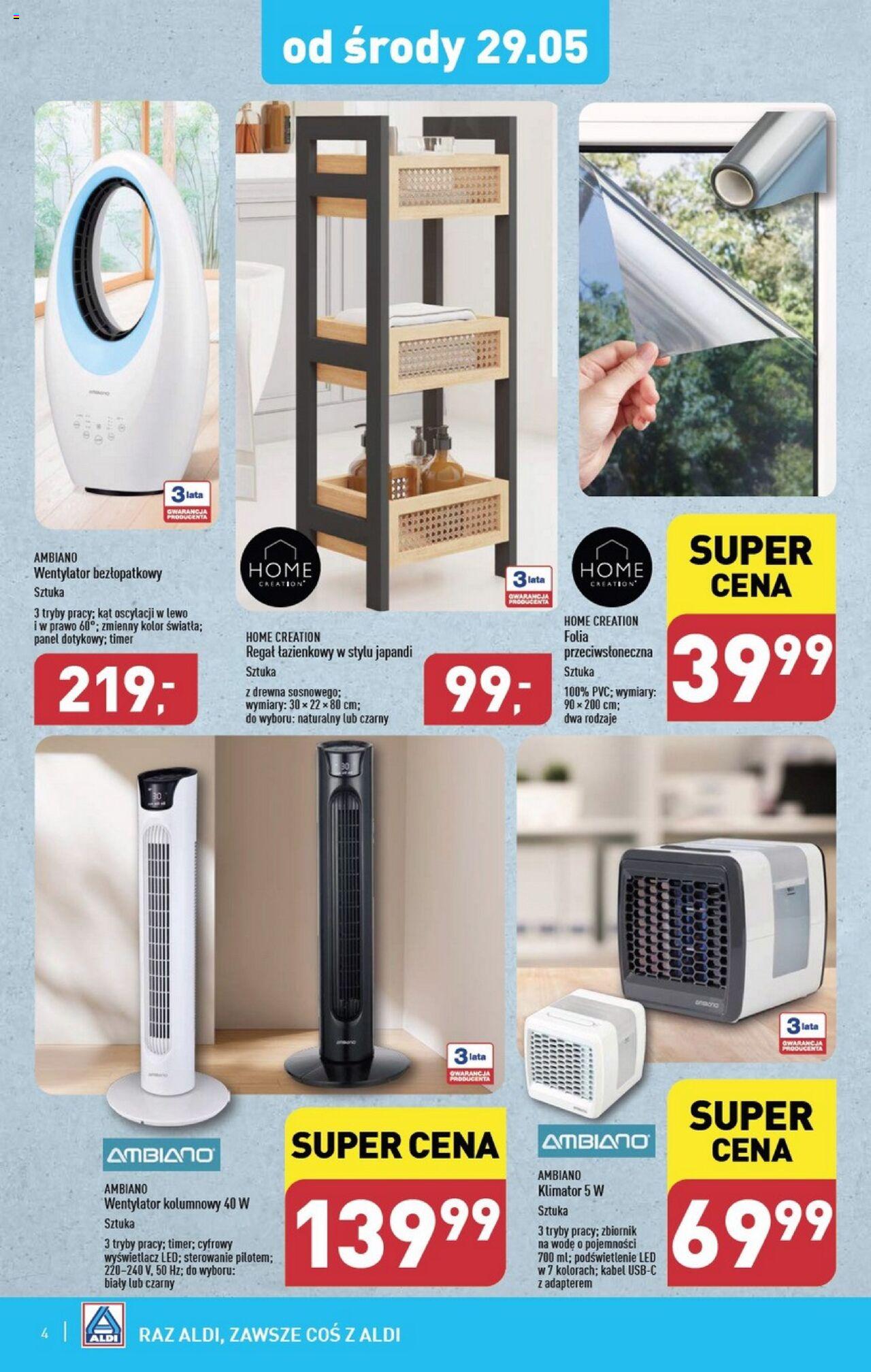 Aldi Hity od Środy i od Soboty Gazetka ważna od 29.05.2024 do 01.06.2024 strona 4