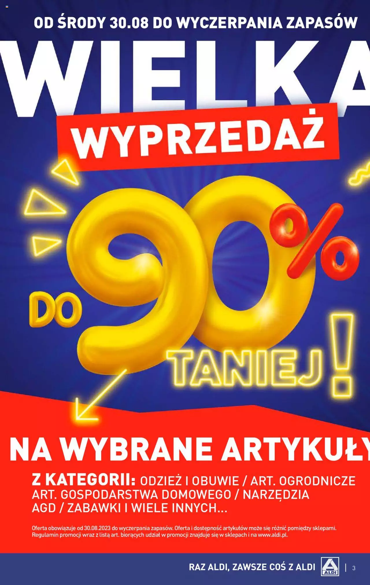 Aldi Hity od Środy i od Soboty gazetka ważna od 30.08.2023 do 02.09.2023 strona 3