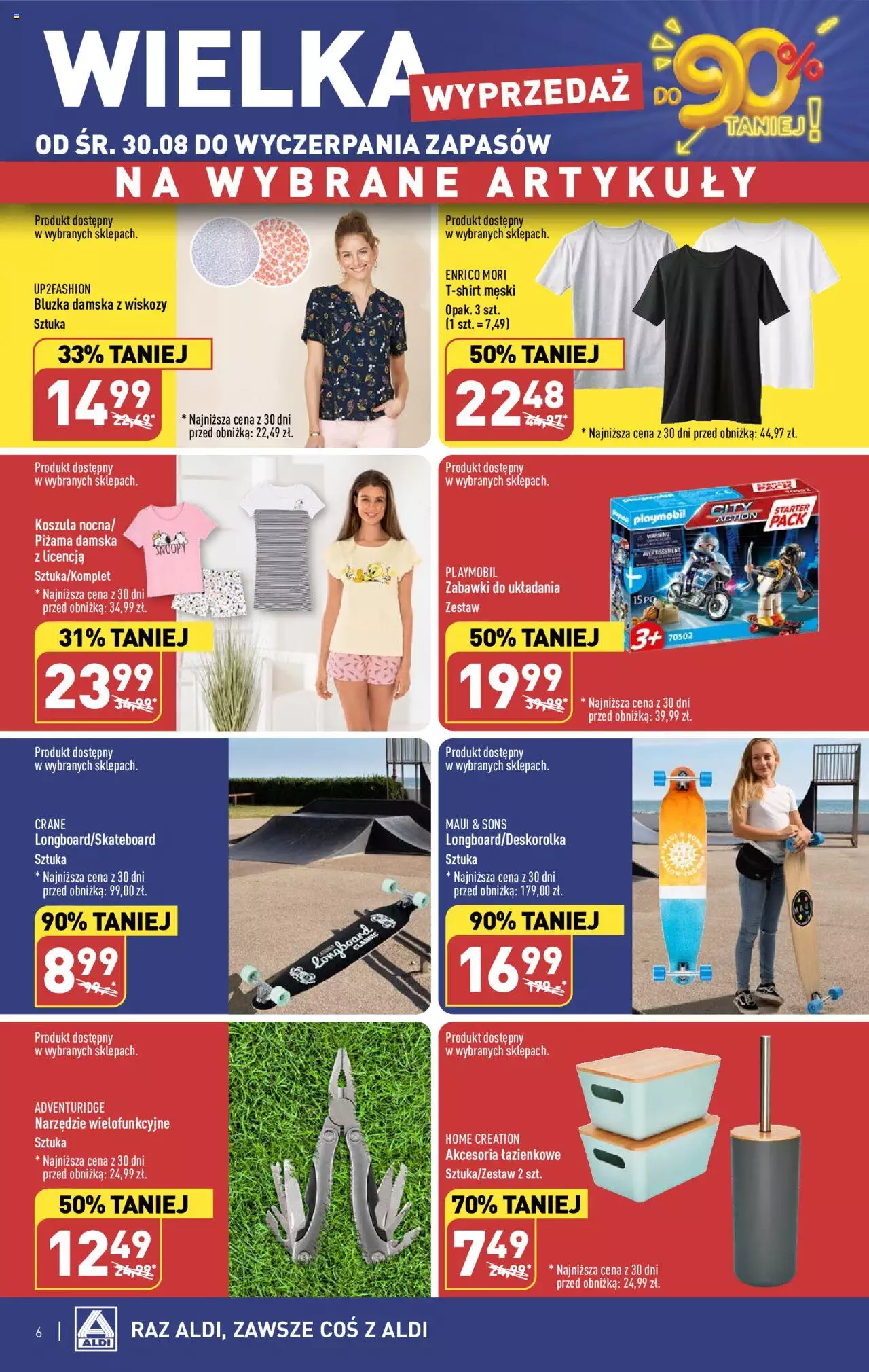 Aldi Hity od Środy i od Soboty gazetka ważna od 30.08.2023 do 02.09.2023 strona 6