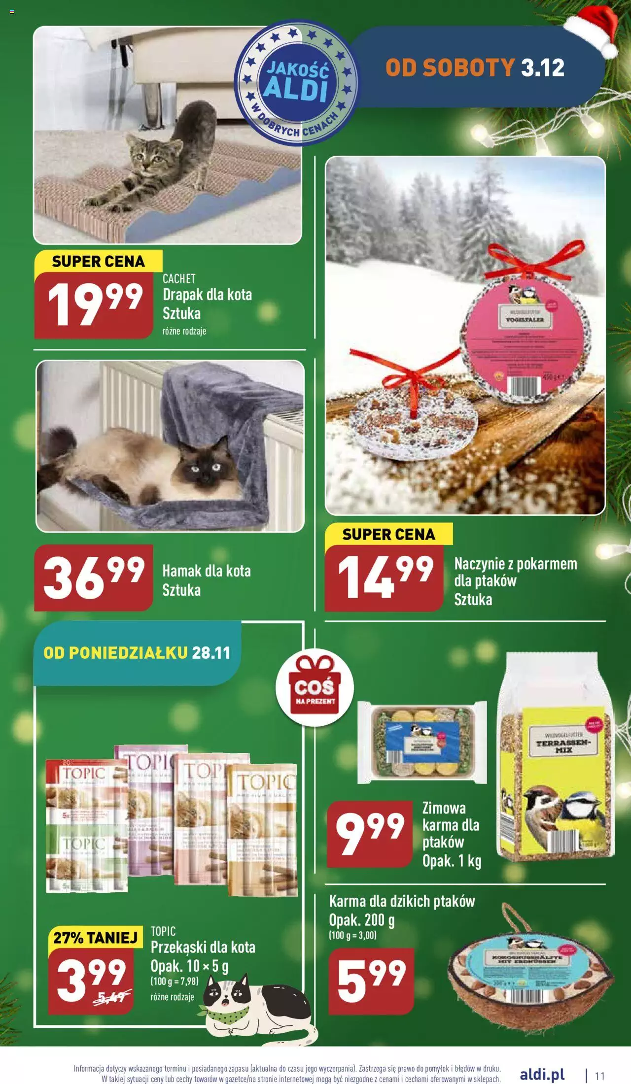 Aldi Hity od Środy i od Soboty Gazetka ważna  od 30.11.2022 do 03.12.2022 strona 11