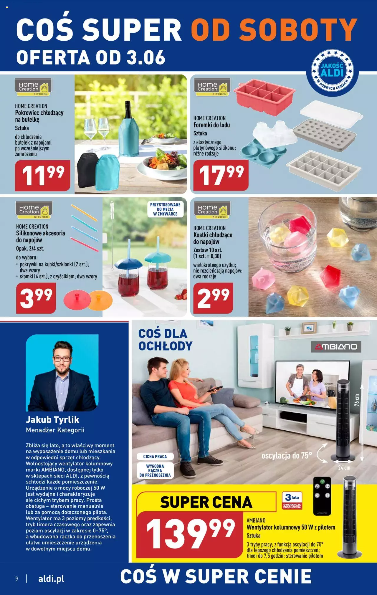 Aldi Hity od Środy i od Soboty Gazetka ważna od 31.05.2023 do 03.06.2023 strona 9