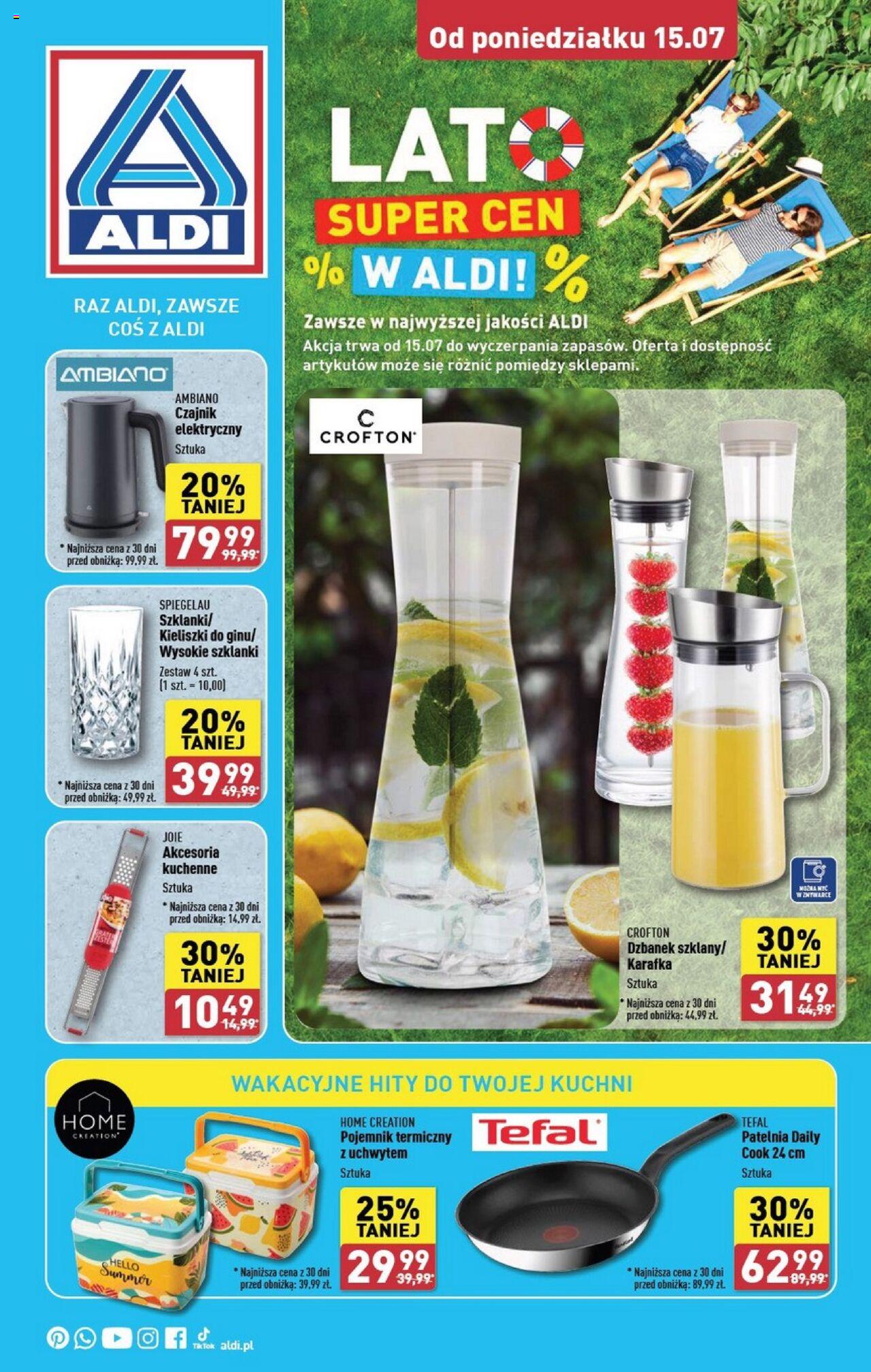 Aldi Lato super cen Gazetka ważna od 15.07.2024 do 20.07.2024 strona 1