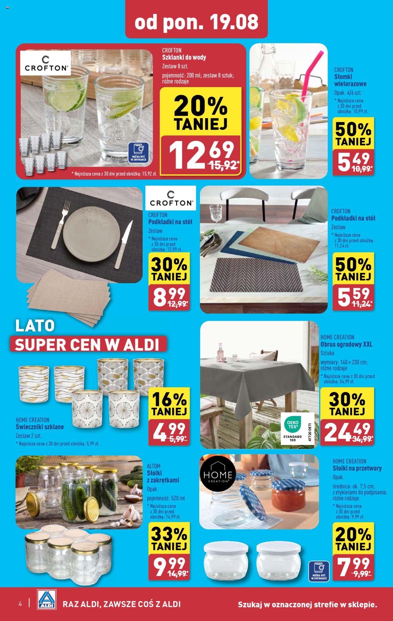 Aldi Lato super cen Gazetka ważna od 19.08.2024 do 25.08.2024 strona 4