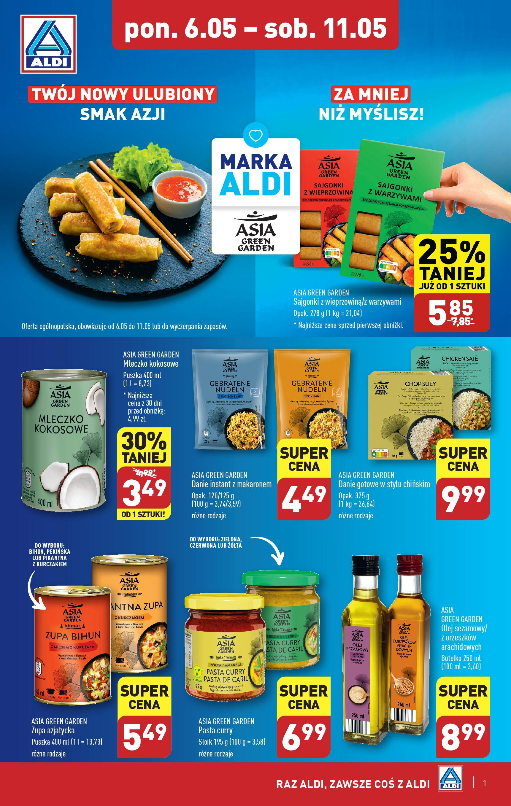 Aldi Marki własne Gazetka ważna od 06.05.2024 do 11.05.2024 strona 1