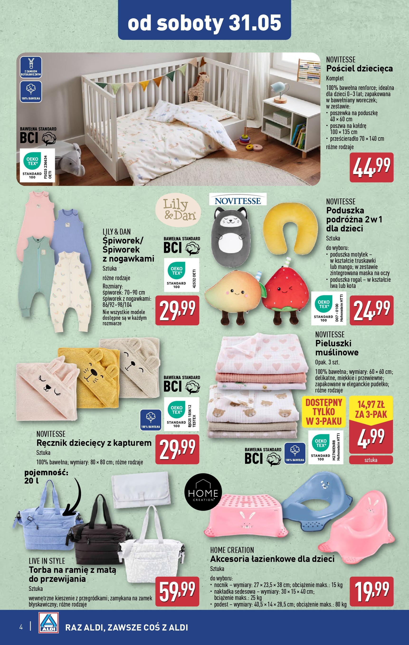 Aldi Non food od Soboty Gazetka ważna od 31.05.202 do 06.06.2025 strona 4