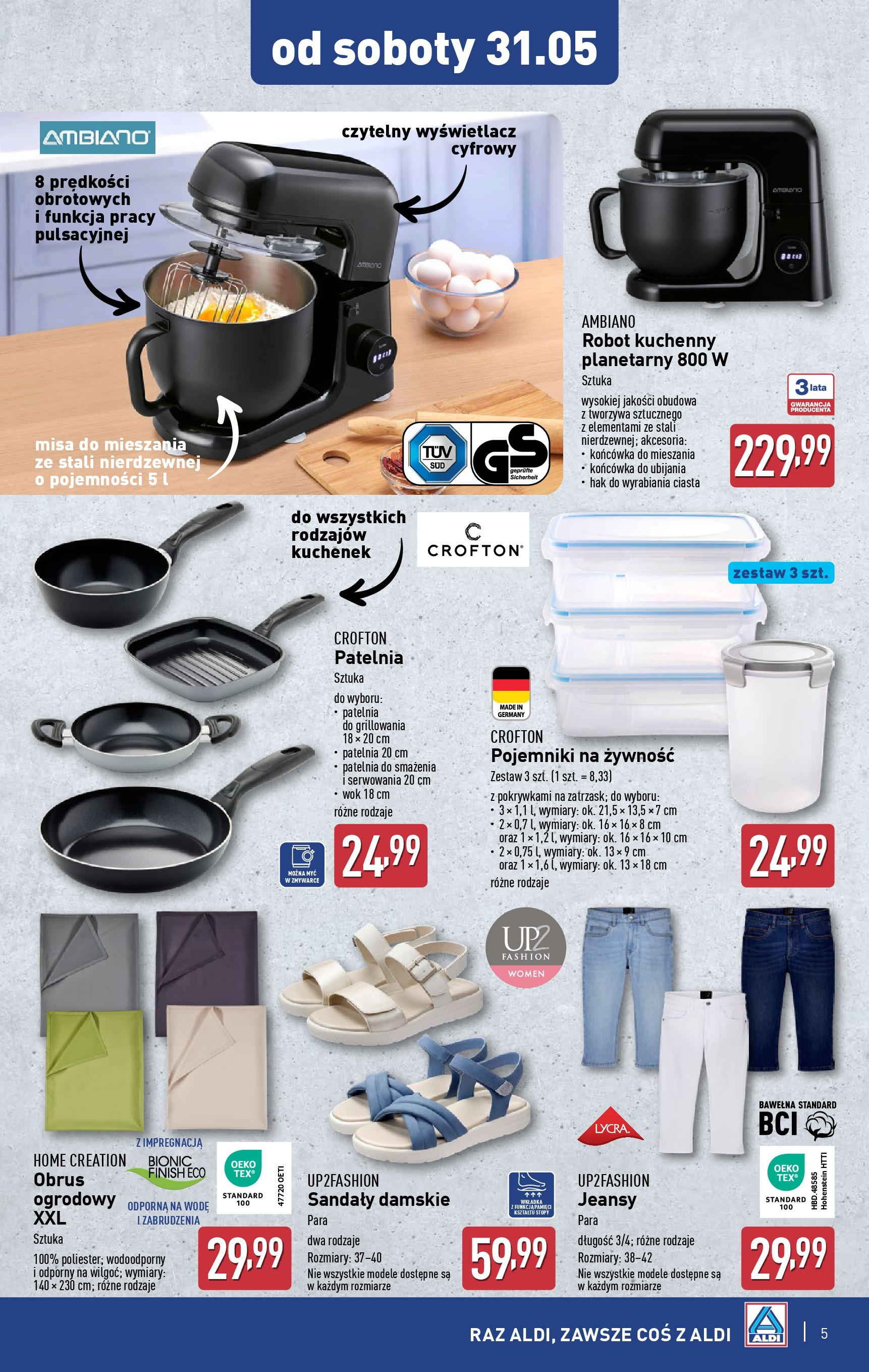 Aldi Non food od Soboty Gazetka ważna od 31.05.202 do 06.06.2025 strona 5