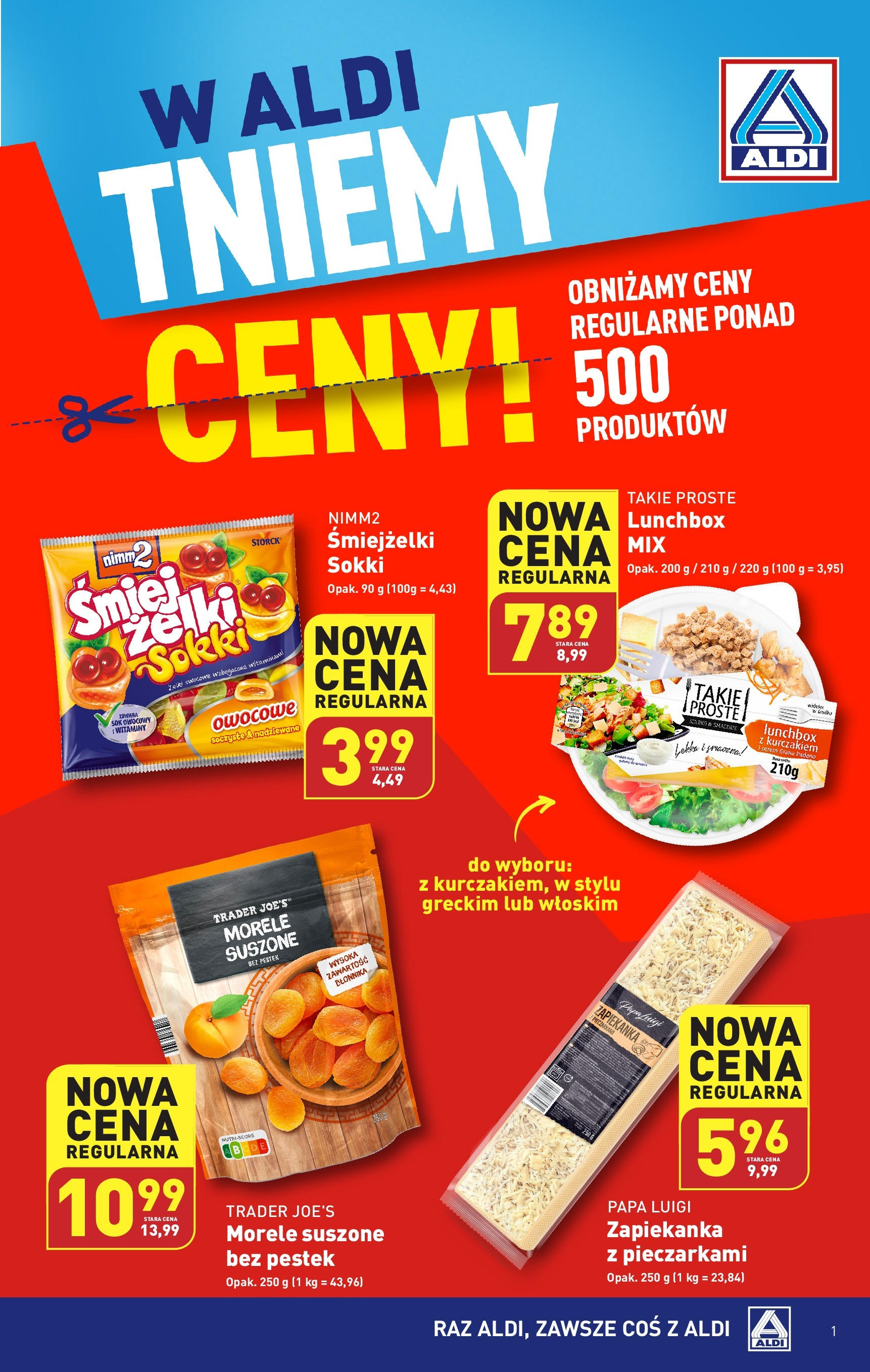 Aldi Nowe ceny regularne Gazetka ważna od 19.02.2024 do 24.02.2024 strona 1