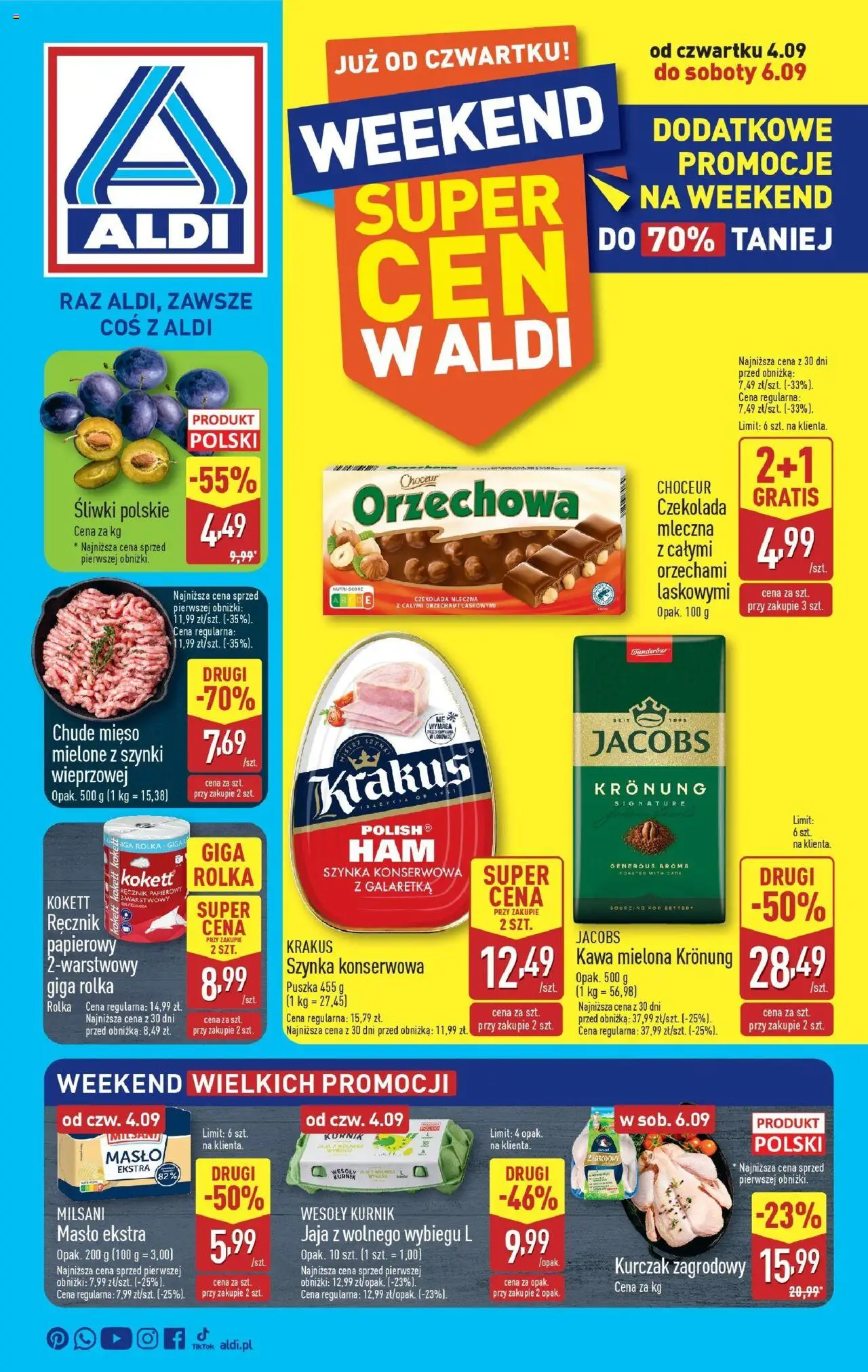 Aldi Okazje na weekend  Gazetka ważna od  04.09.2025 do 06.09.2025 strona 1