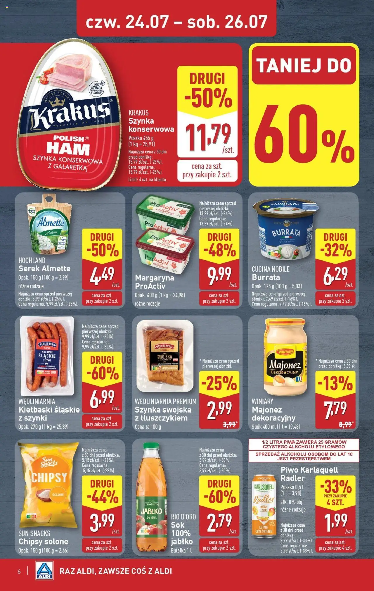 Aldi Okazje na weekend Gazetka ważna od 24.07.2025 do 26.07.2025 strona 6