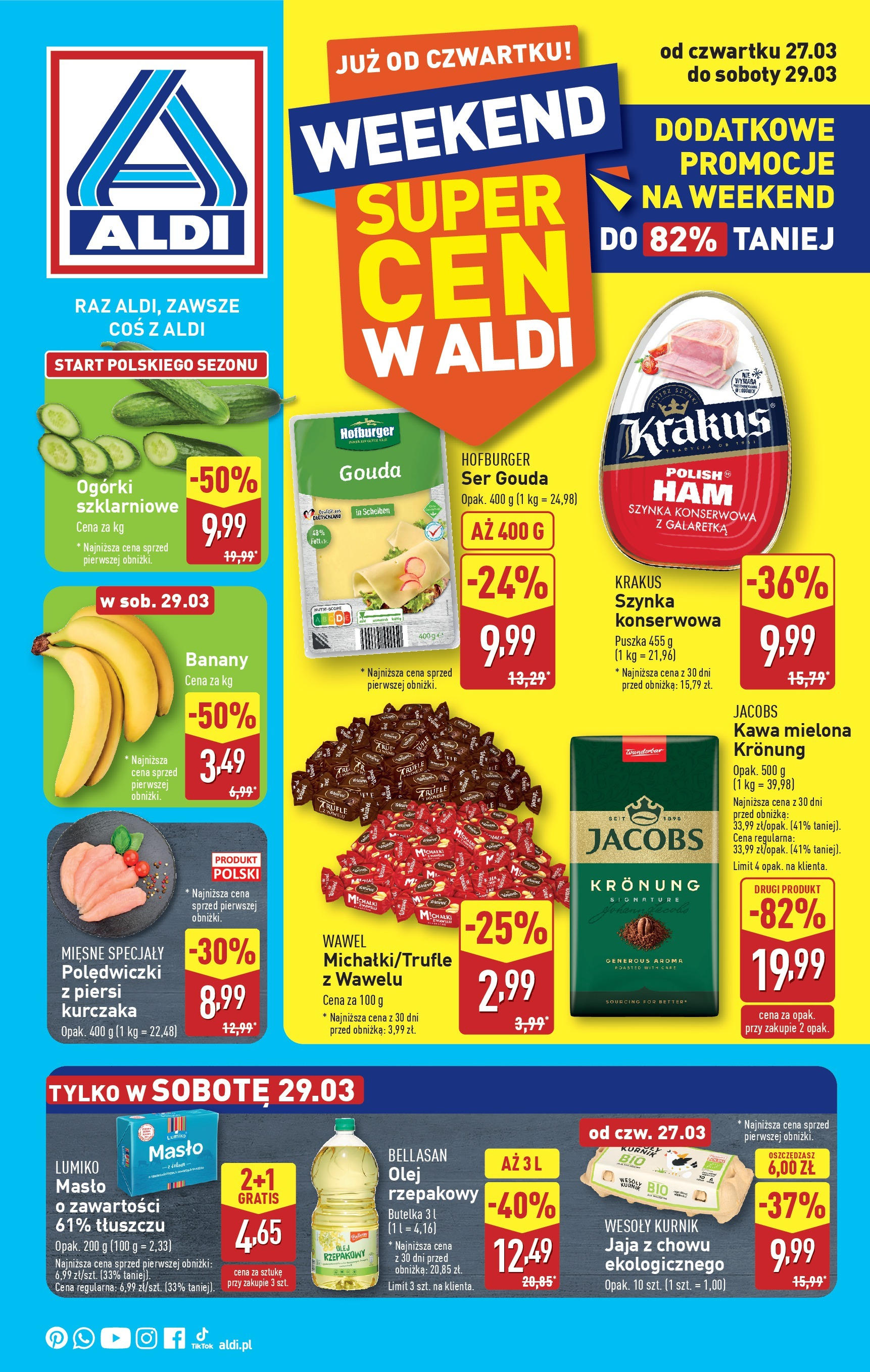 Aldi Okazje na weekend Gazetka ważna od 27.03.2025 do 29.03.2025 strona 1