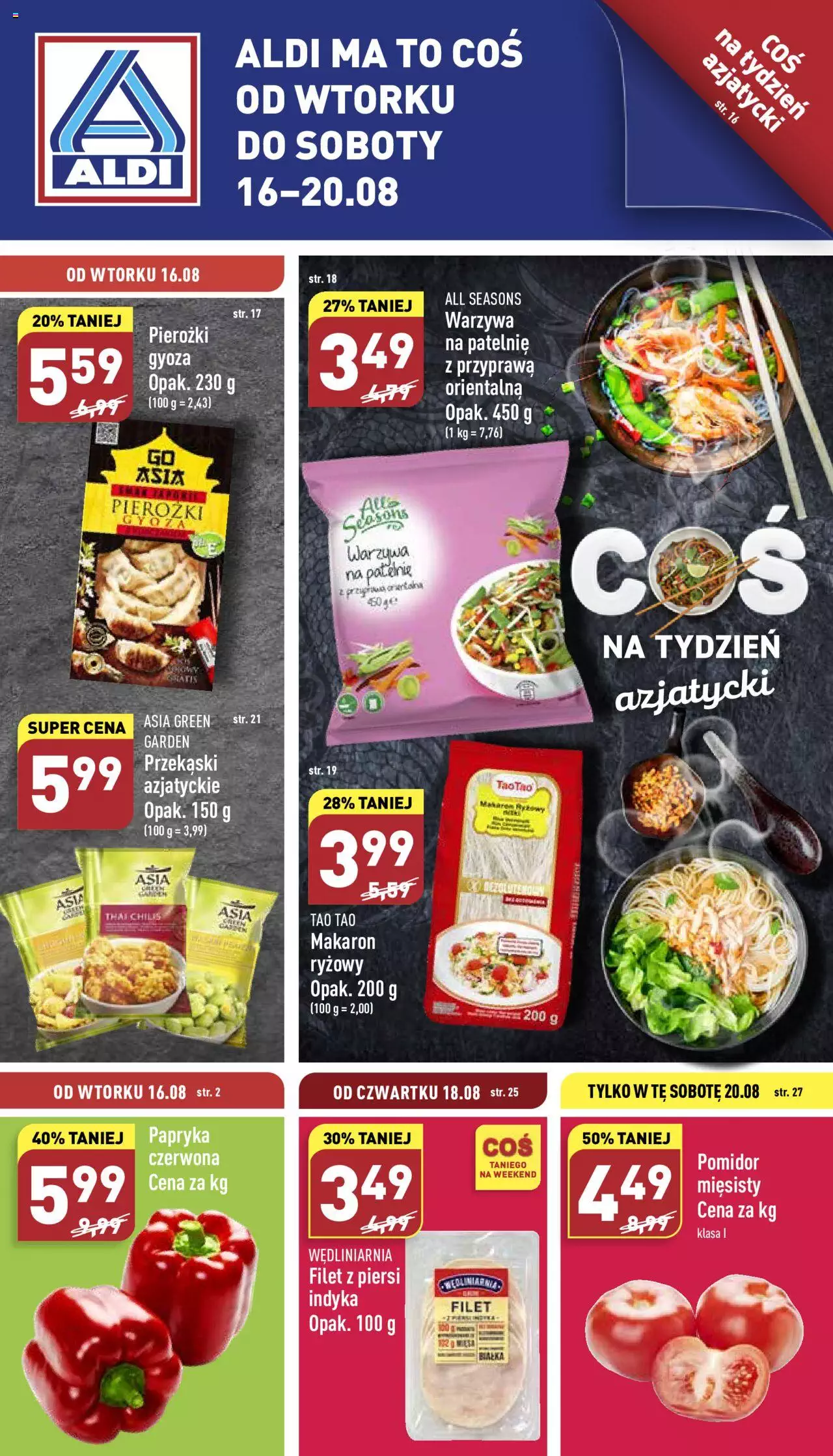 Aldi Okazje tygodnia gazetka ważna od 16.08.2022 do 20.08.2022 strona 1