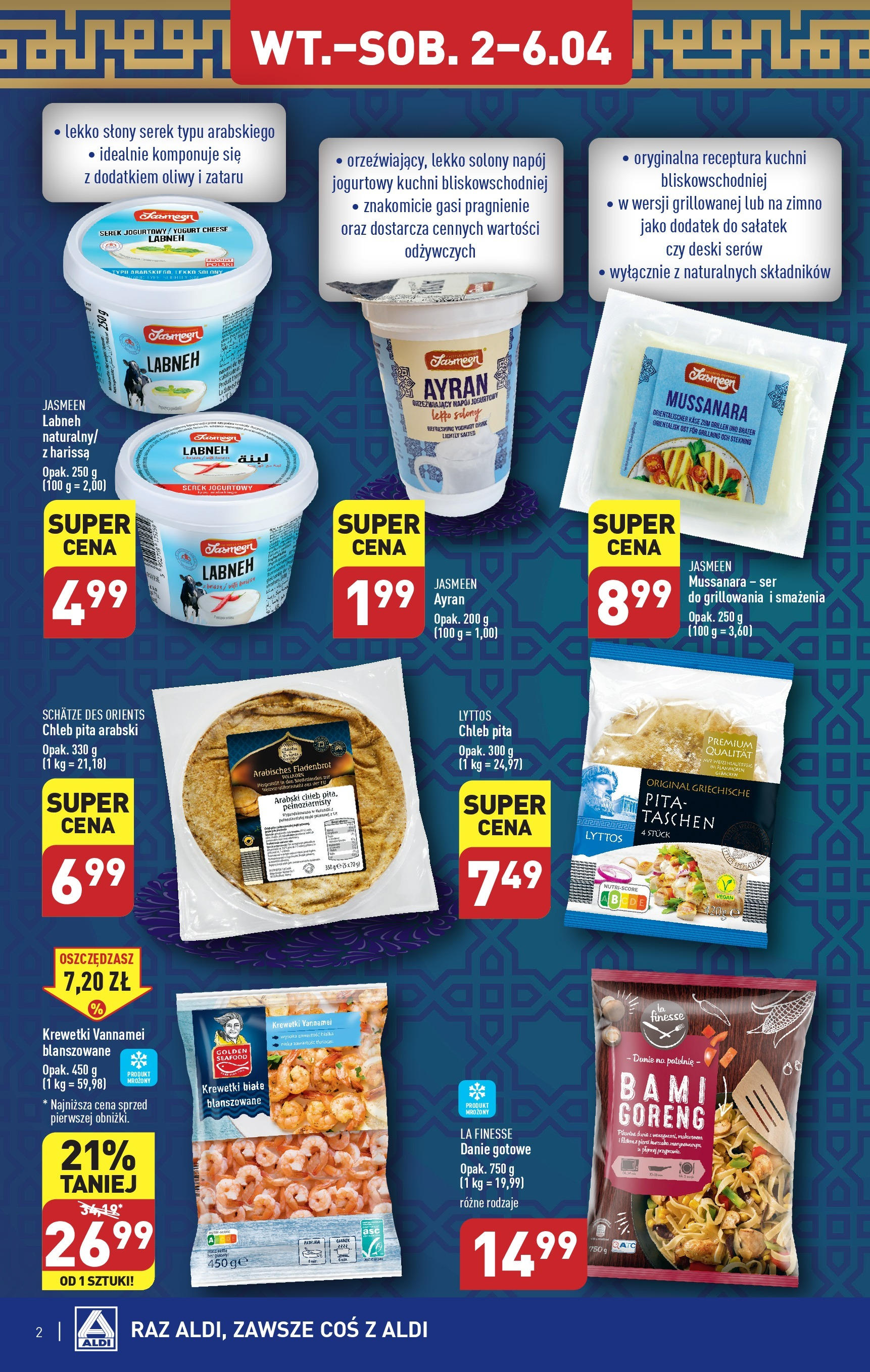 Aldi Poznaj orientalne smaki Gazetka ważna od 02.04.2024 do 06.04.2024 strona 2