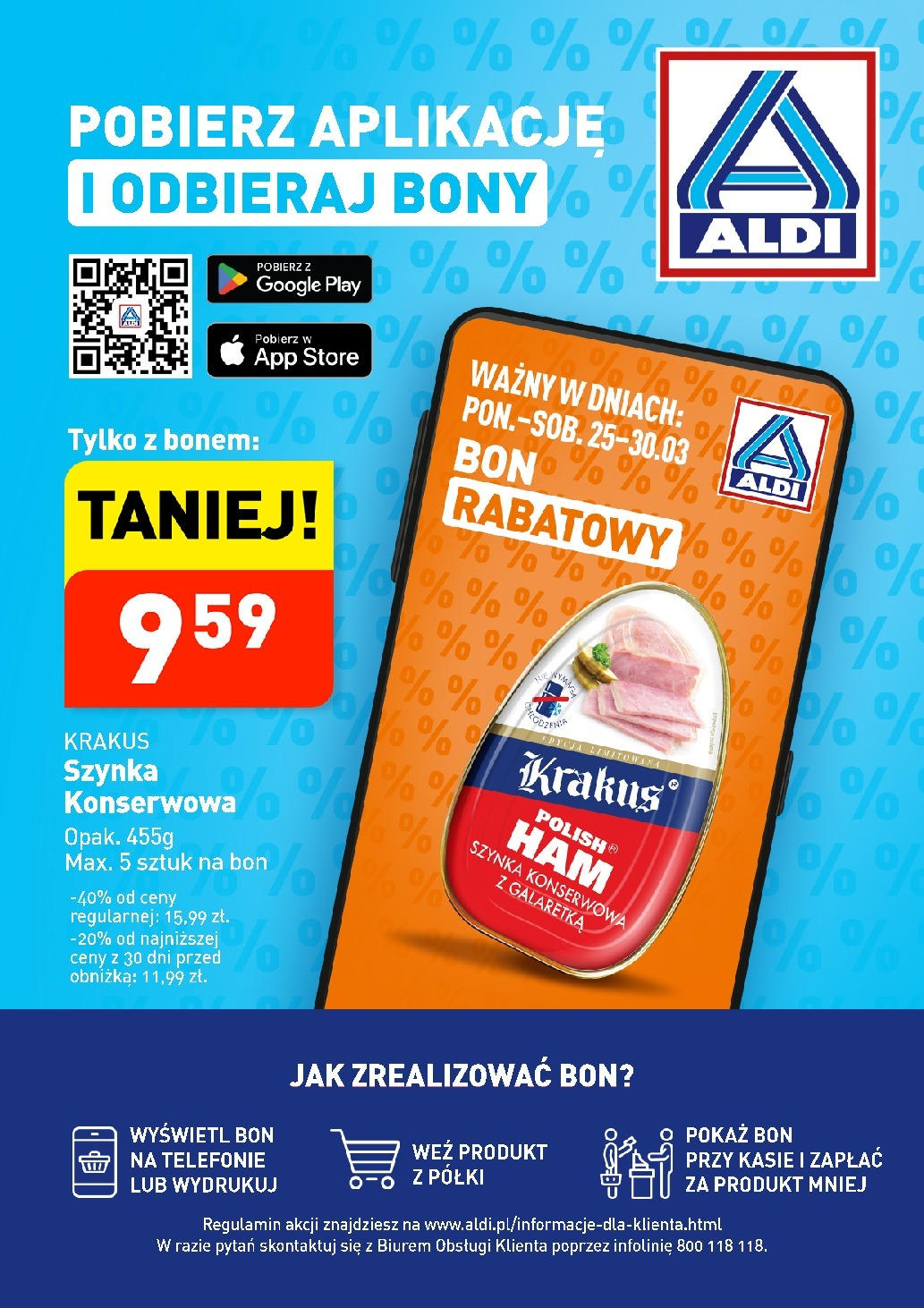 Aldi Promocja Bony Gazetka ważna od 25.03.2024 do 30.03.2024 strona 1