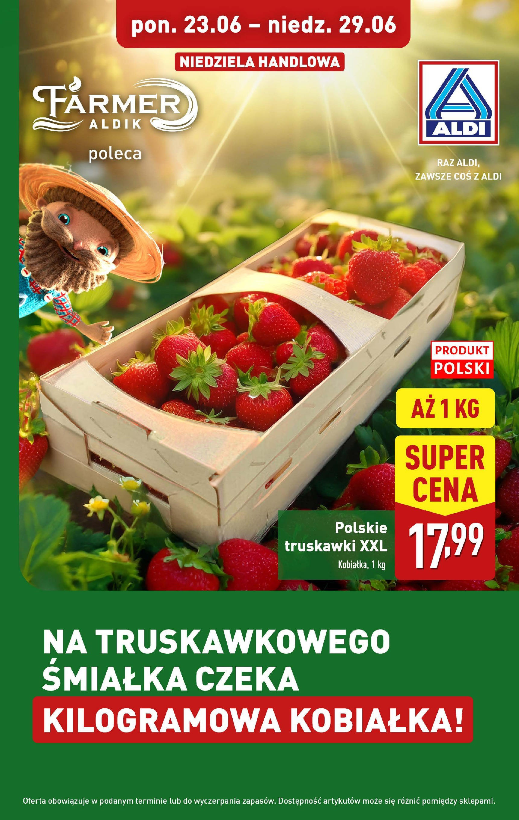Aldi Promocja maliny i truskawki Gazetka ważna od 23.06.2025 do 29.06.2025 strona 2