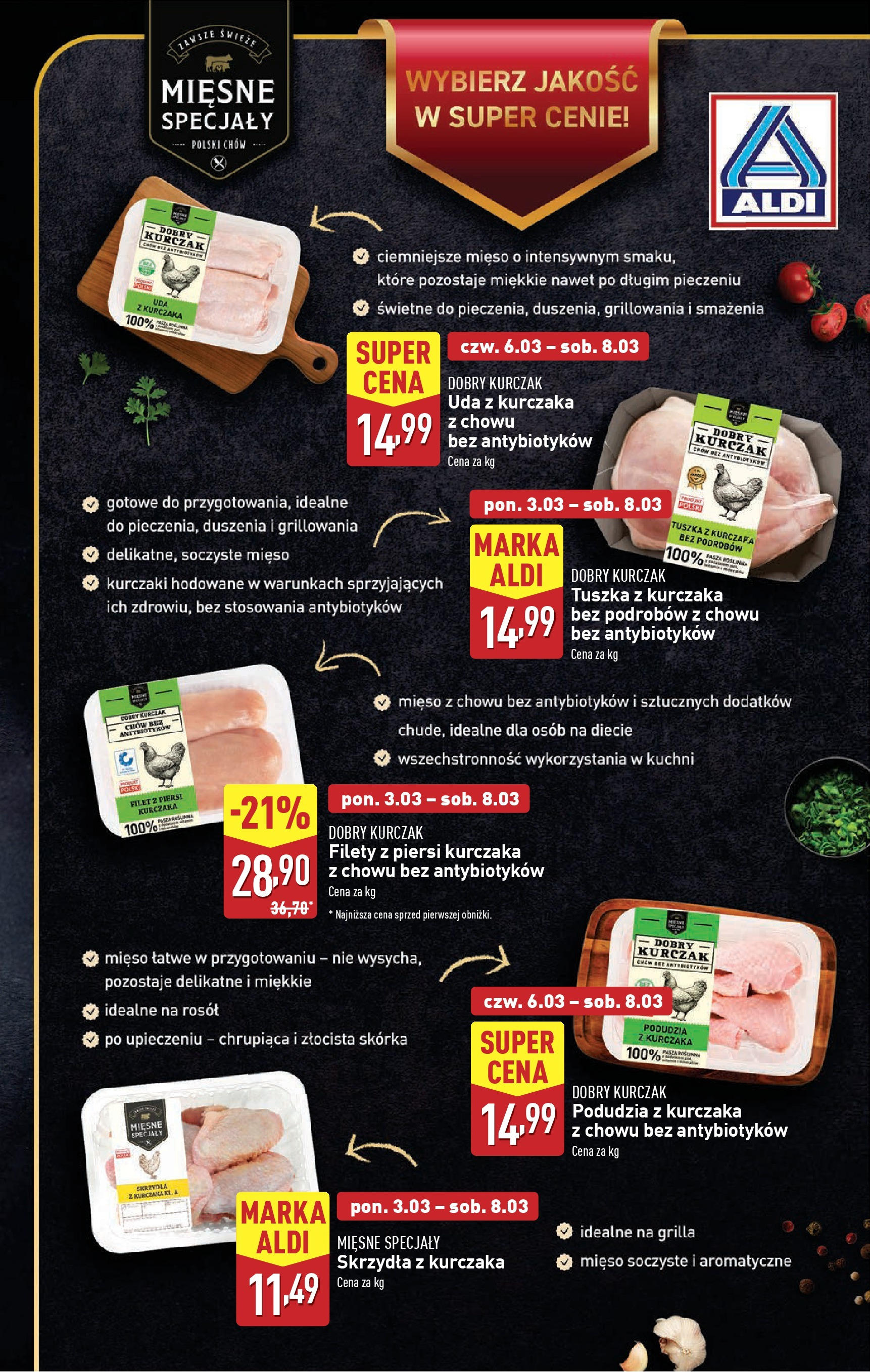 Aldi Promocja Mięsne specjały Gazetka  ważna od  03.03.2025 do 08.03.2025 strona 2