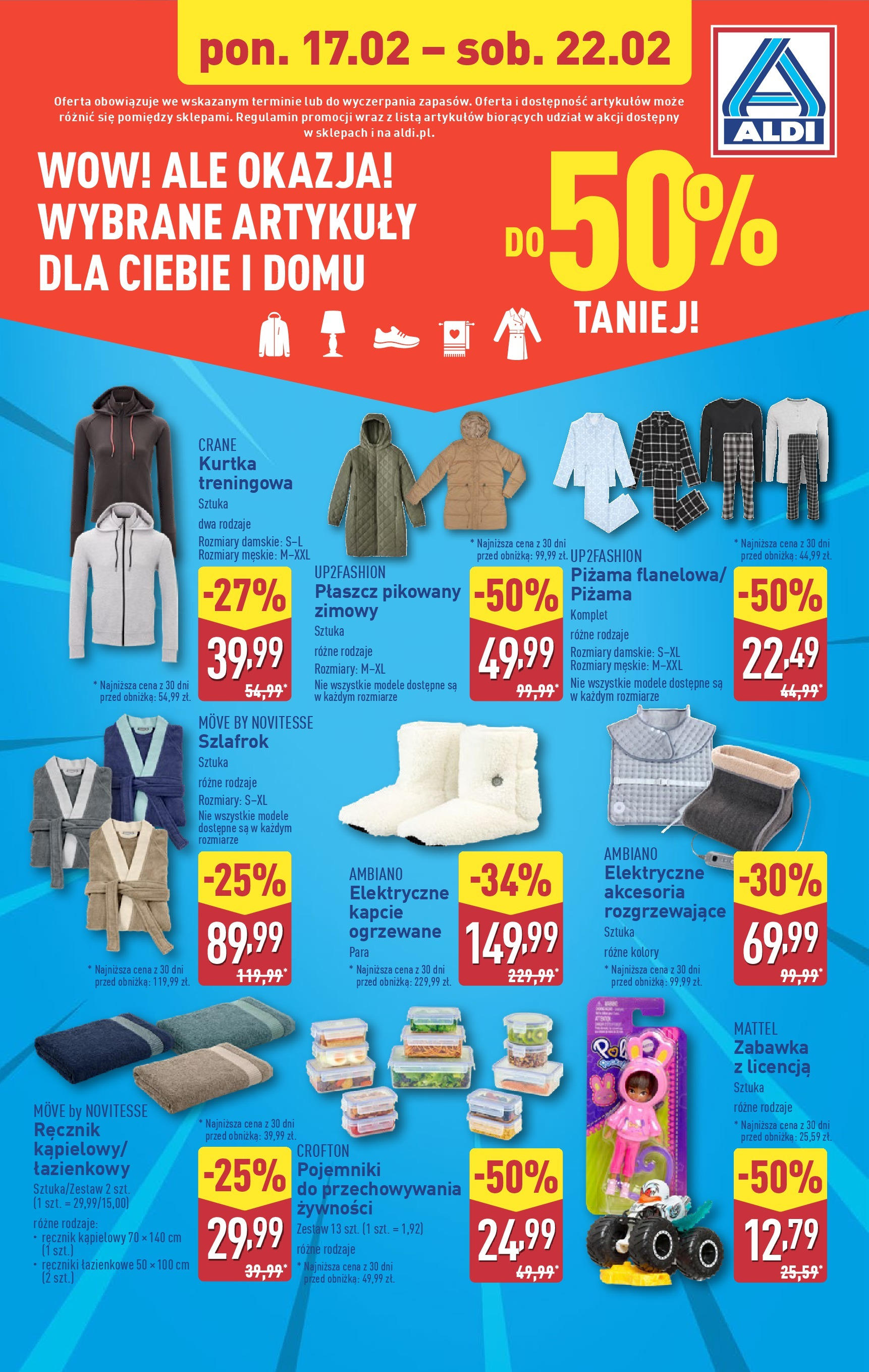 Aldi Promocja non food Gazetka ważna od  17.02.2025 do 22.02.2025 strona 1