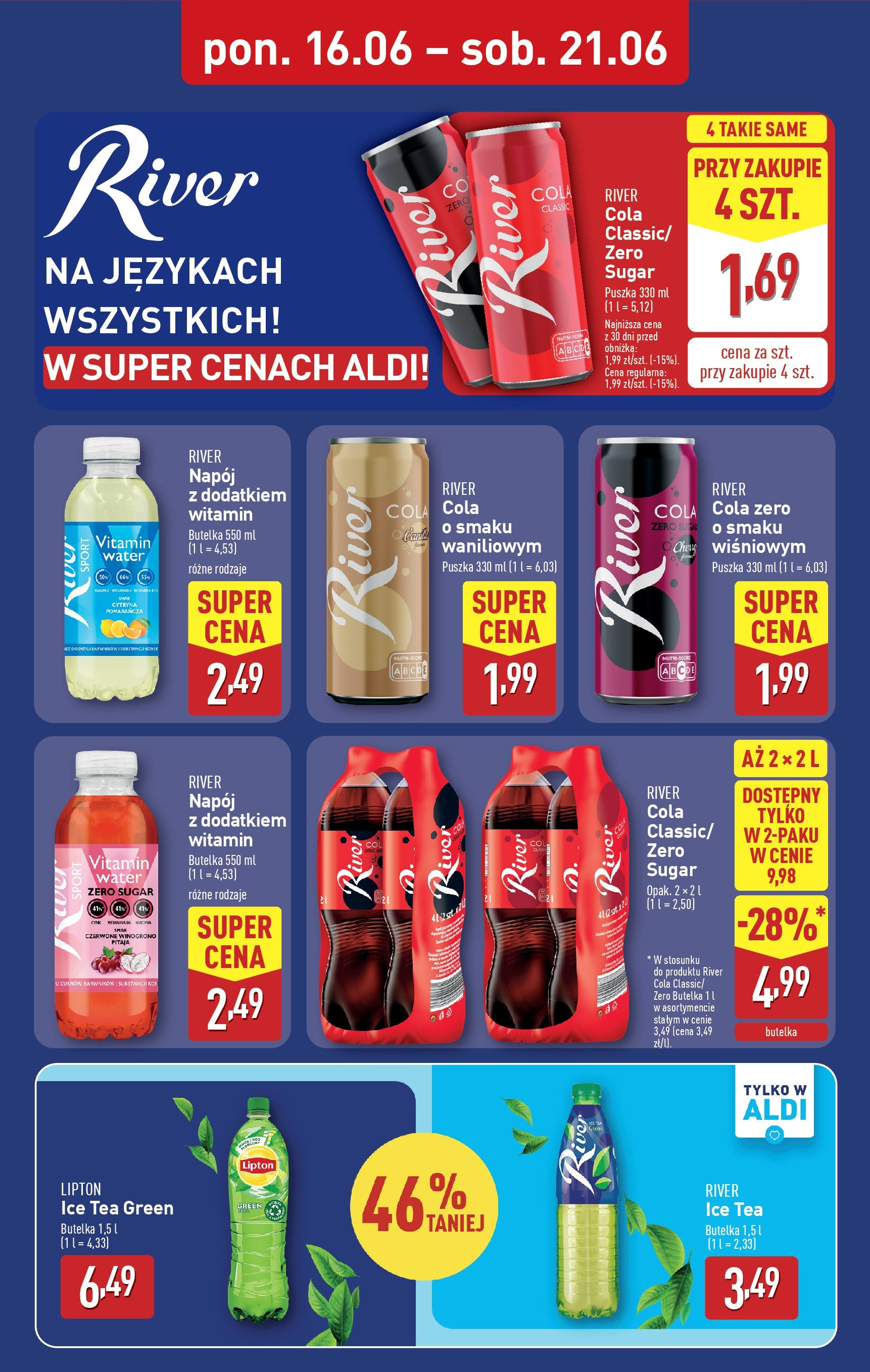 Aldi Promocja River Gazetka ważna od 16.06.2025 do 21.06.2025 strona 2